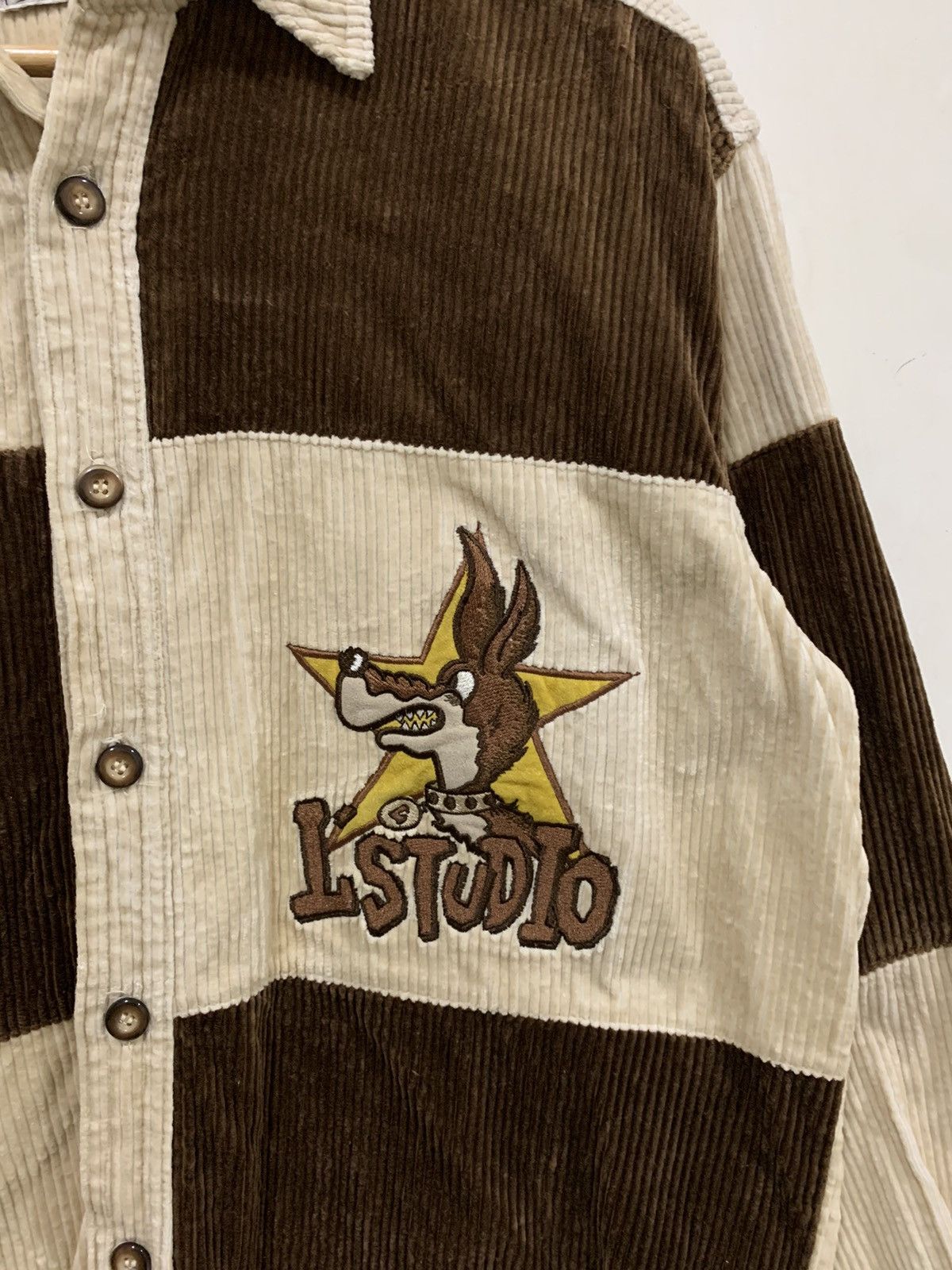 Other Japanese Designer Brand L STUDIO by Sho Corduroy Shirt Size US M / EU 48-50 / 2 - 2 Thumbnail