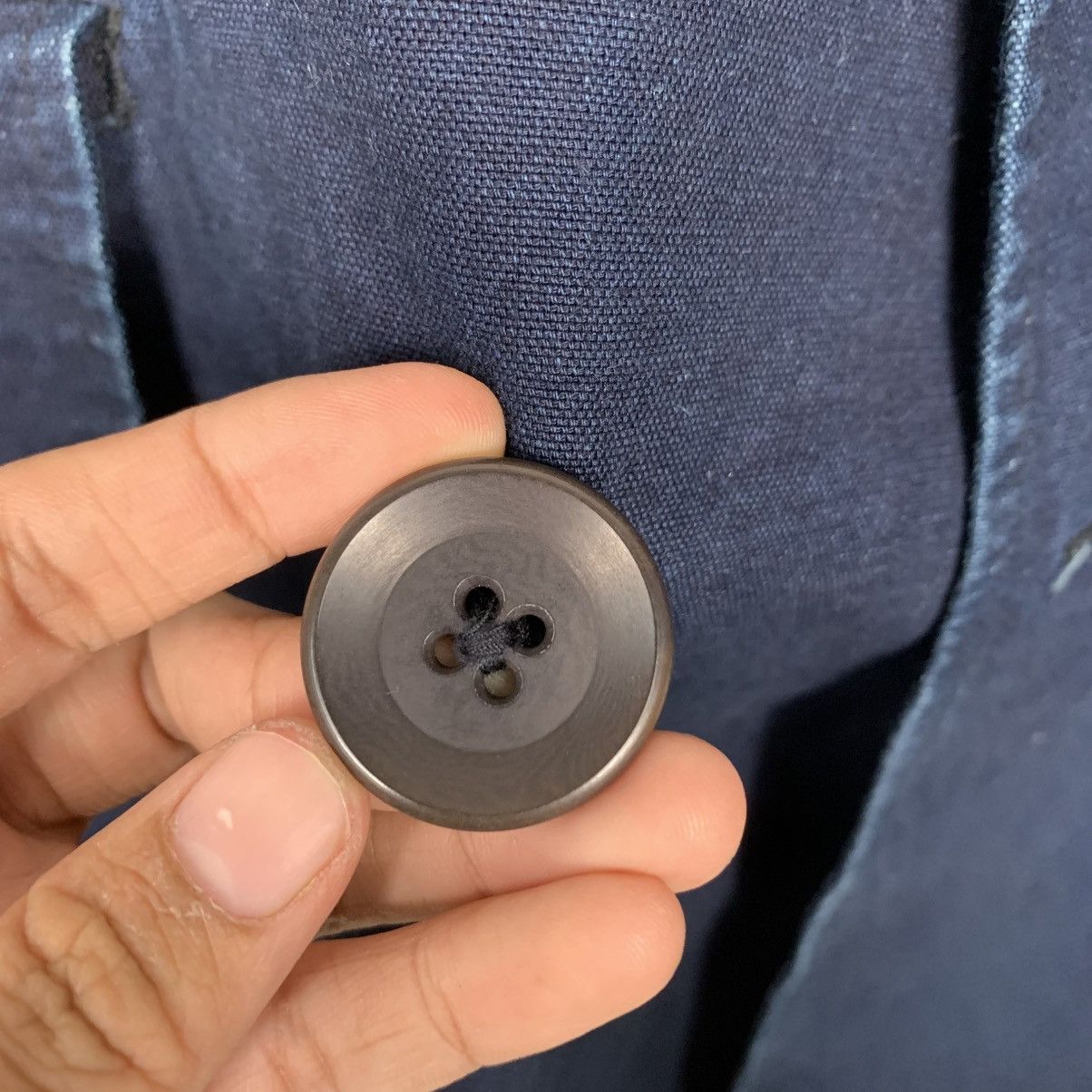 45rpm ☀️45RPM double breasted navy cotton jacket Size US S / EU 44-46 / 1 - 10 Thumbnail