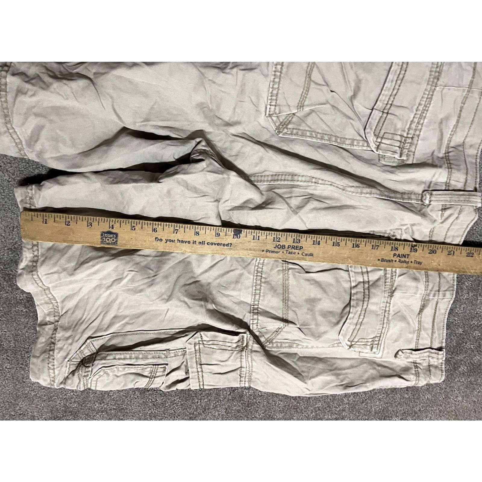 Vintage UNIONBAY Cargo Shorts 40 Regular Beige Stretch Flat Front Casual Mens Size US 40 / EU 56 - 4 Thumbnail