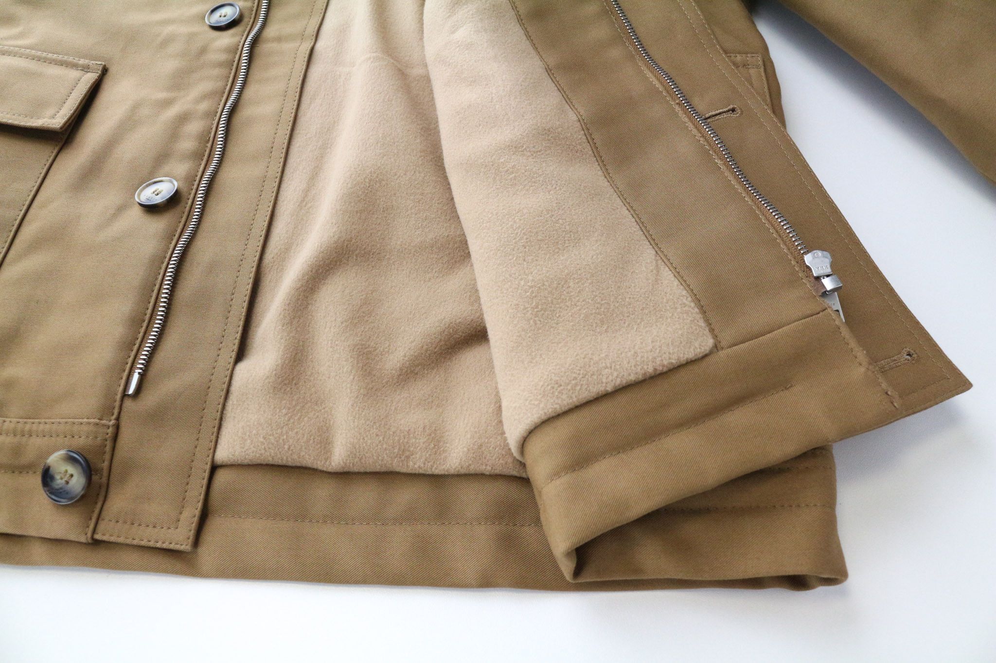 Sandro S Camel Brown Hooded Cotton Parka Jacket 74610 Size US S / EU 44-46 / 1 - 11 Thumbnail