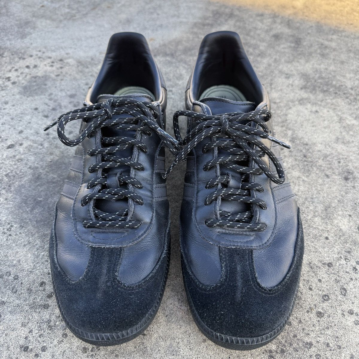 Adidas × Pharrell Adidas X Pharrell Samba Black Sneakers Size US 10.5 / EU 43-44 - 4 Thumbnail