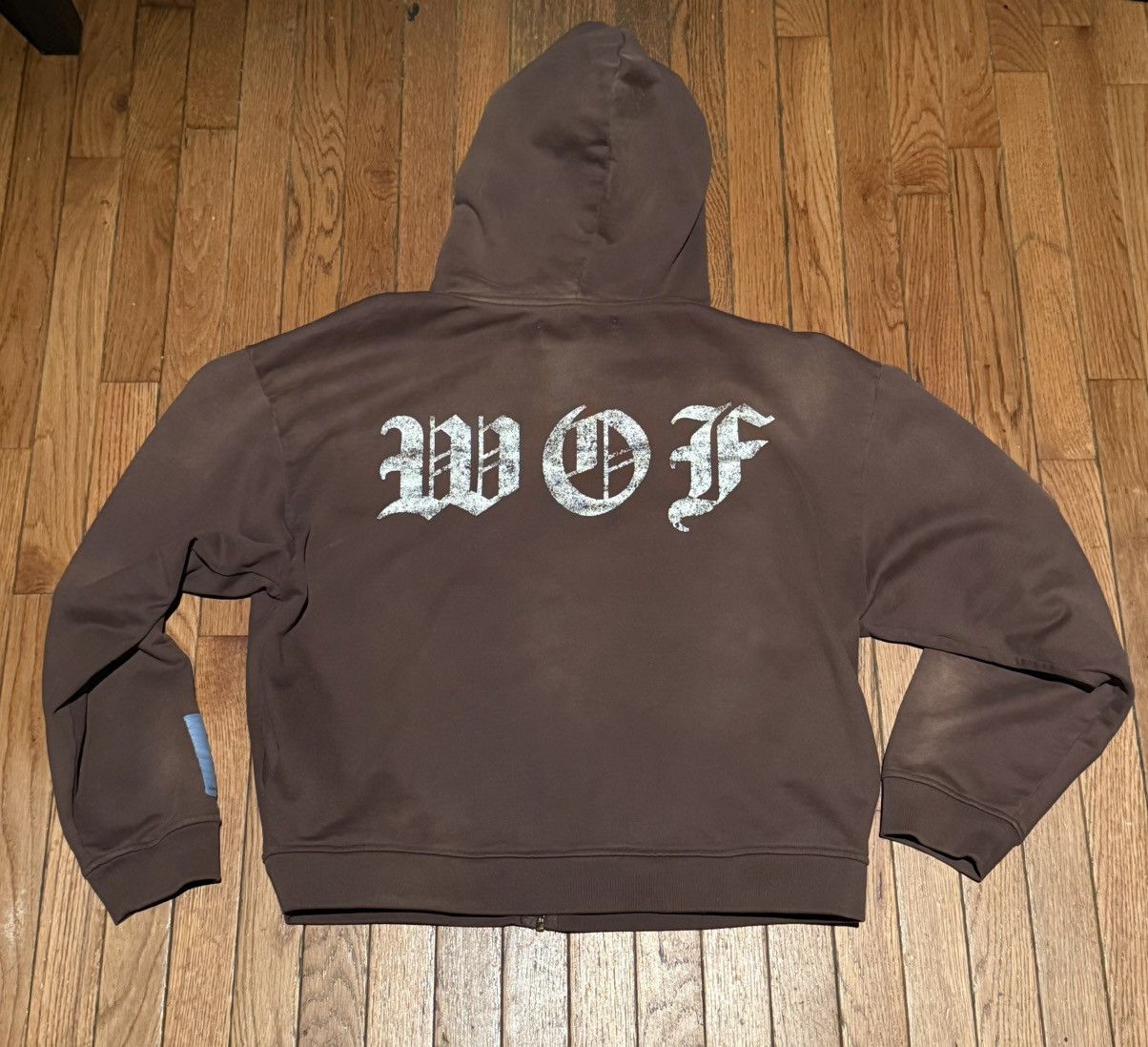 Other Lemons On Fire Brown Leather Zip Up Hoodie Size US M / EU 48-50 / 2 - 2 Thumbnail