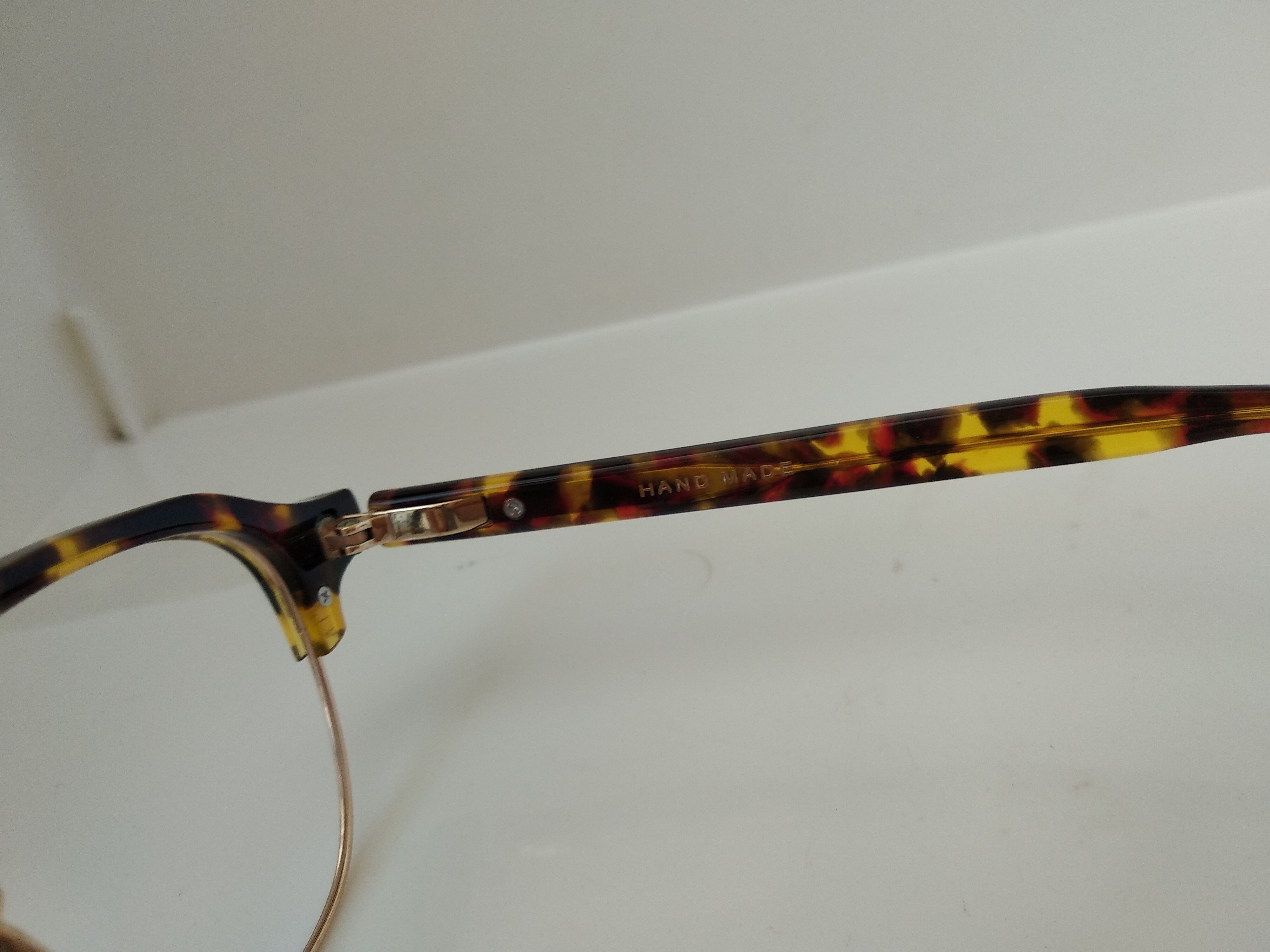 Other Mod Malcolm X Tortoise Gold Eyeglasses Frame Size ONE SIZE - 4 Thumbnail