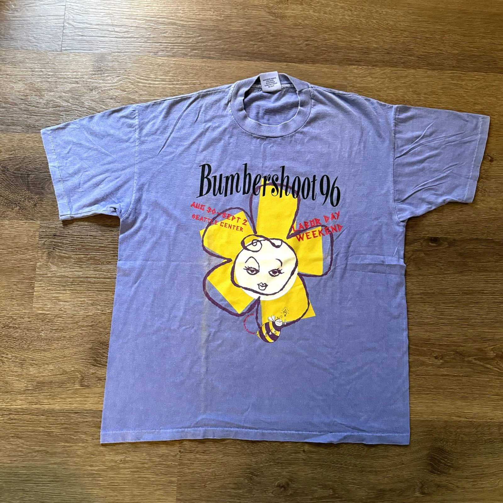 Anvil Rare 1996 Bumbershoot Festival Flower Tee Size US L / EU 52-54 / 3 - 1 Thumbnail