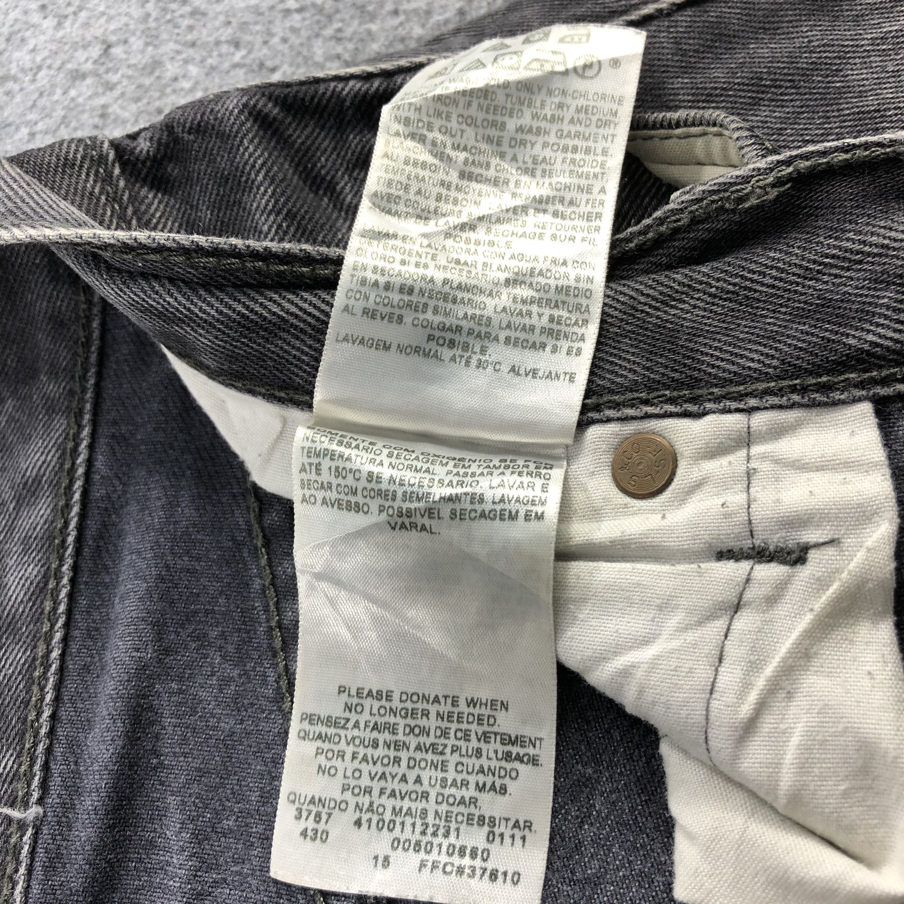 Levi's Vintage Distress Levis 501 Jeans-JM1615 Size US 35 - 12 Thumbnail