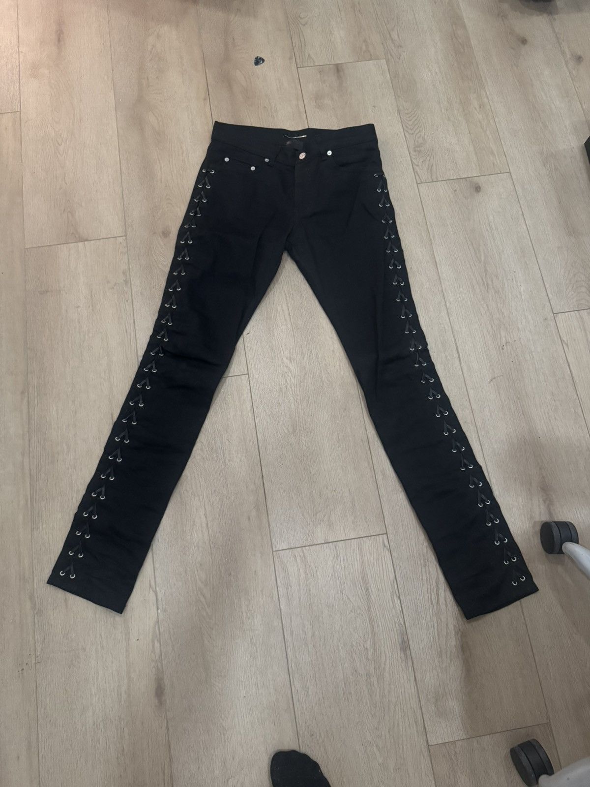 Hedi Laced Denim Rare