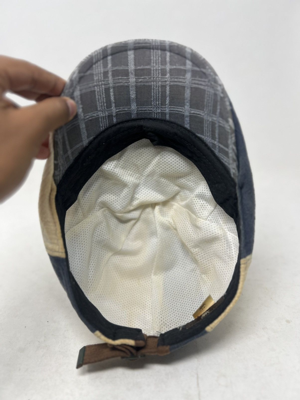 Japanese Brand Patchwork Style Ivy Men Flat Beretta Hat Size ONE SIZE - 7 Thumbnail