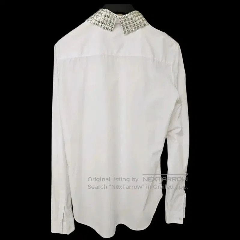 Dior Dior Long Sleeve White Cotton Blouse . Size L / US 10 / IT 46 - 9 Thumbnail