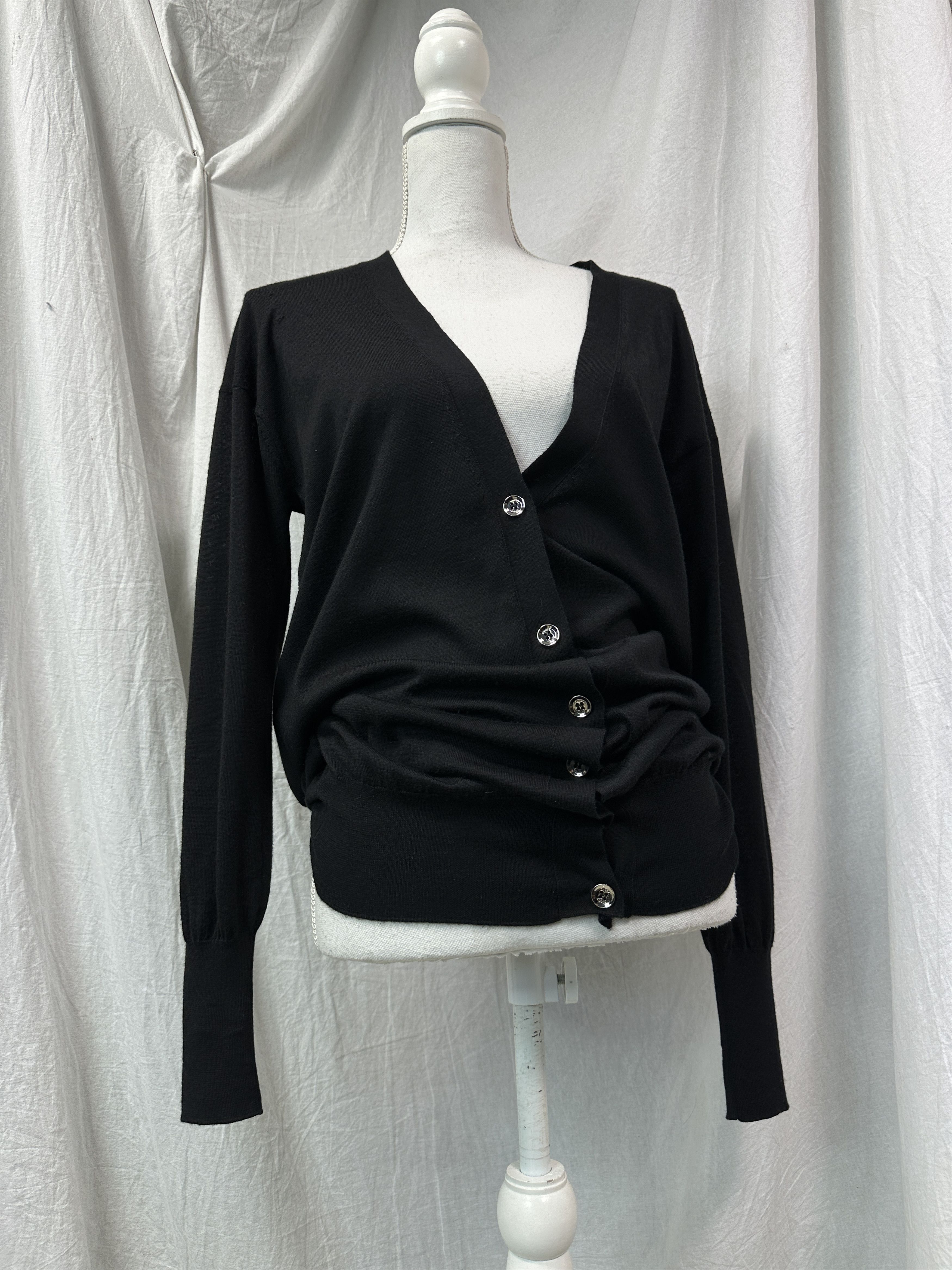 Gucci Vintage Old Money Silk Cashmere Gucci Cardigan Y2K Size M / US 6-8 / IT 42-44 - 6 Thumbnail
