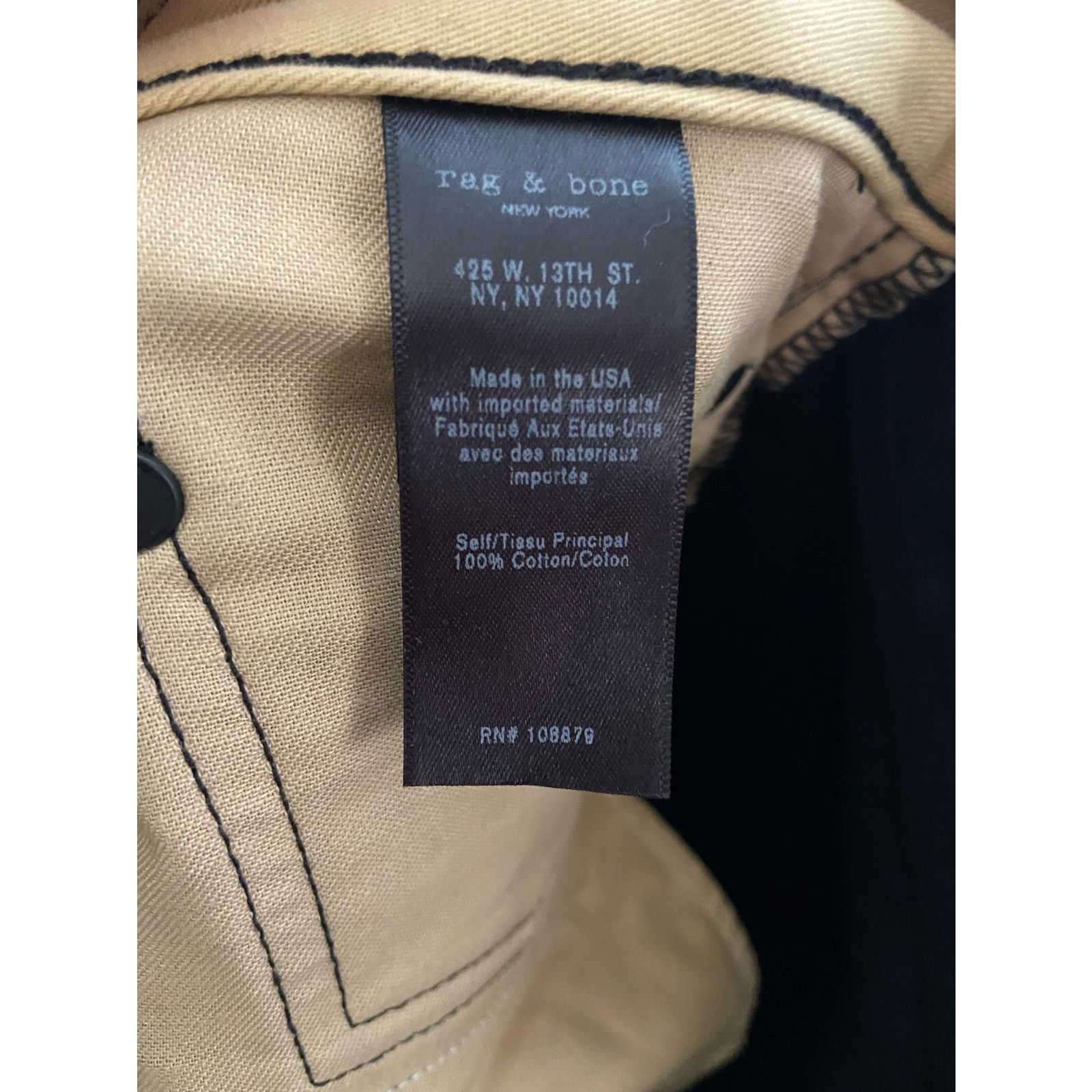 Rag & Bone Rag & Bone Womens Jeans Size 29 Regalia Black RBW12 NEW Size 29" - 8 Thumbnail