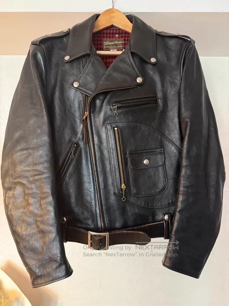 Buco Buco Leather coat Size US L / EU 52-54 / 3 - 1 Thumbnail
