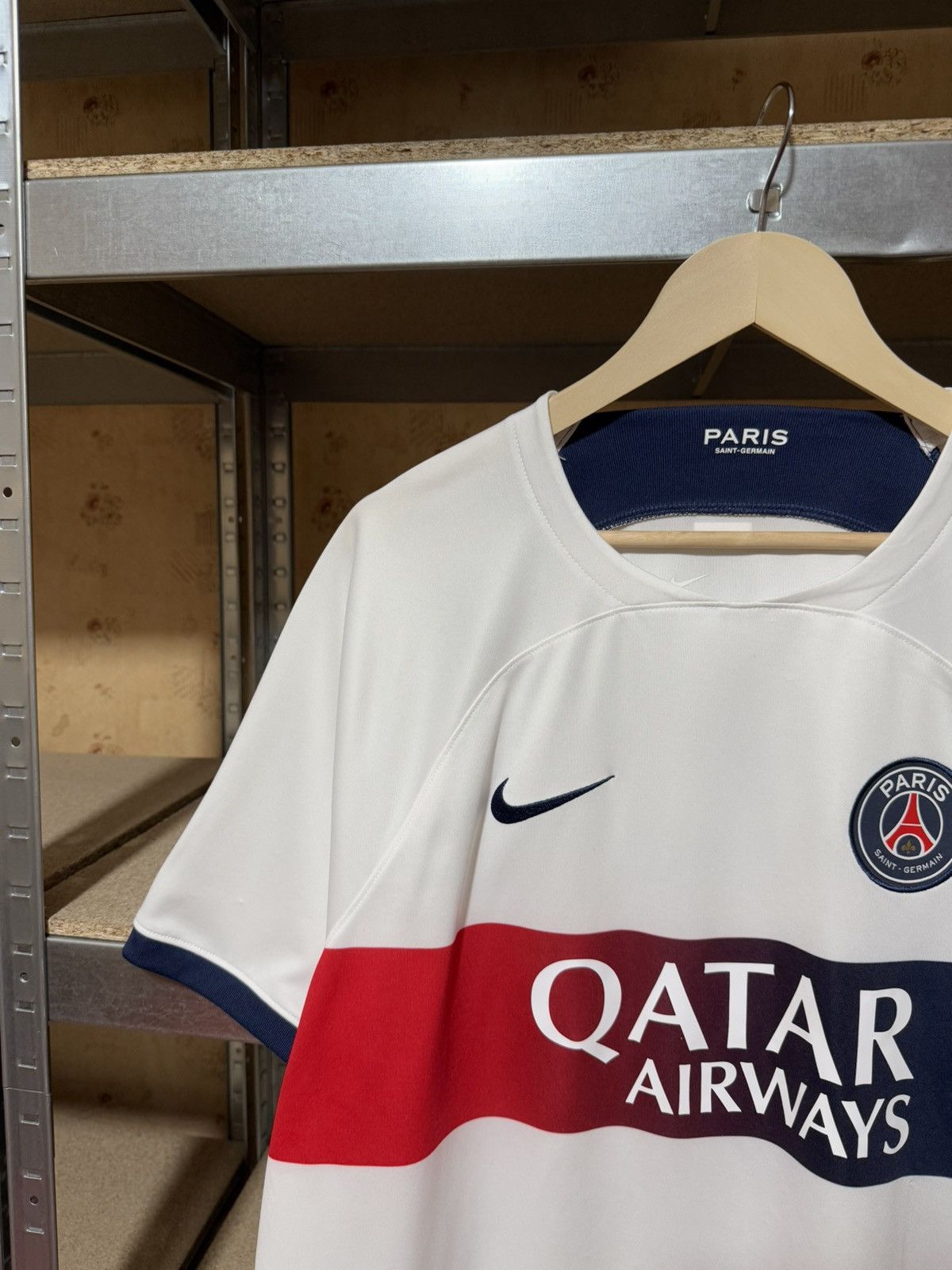 Nike × Vintage Vintage Nike PSG 2023 2024 Away Soccer Football Jersey Size US XL / EU 56 / 4 - 3 Thumbnail