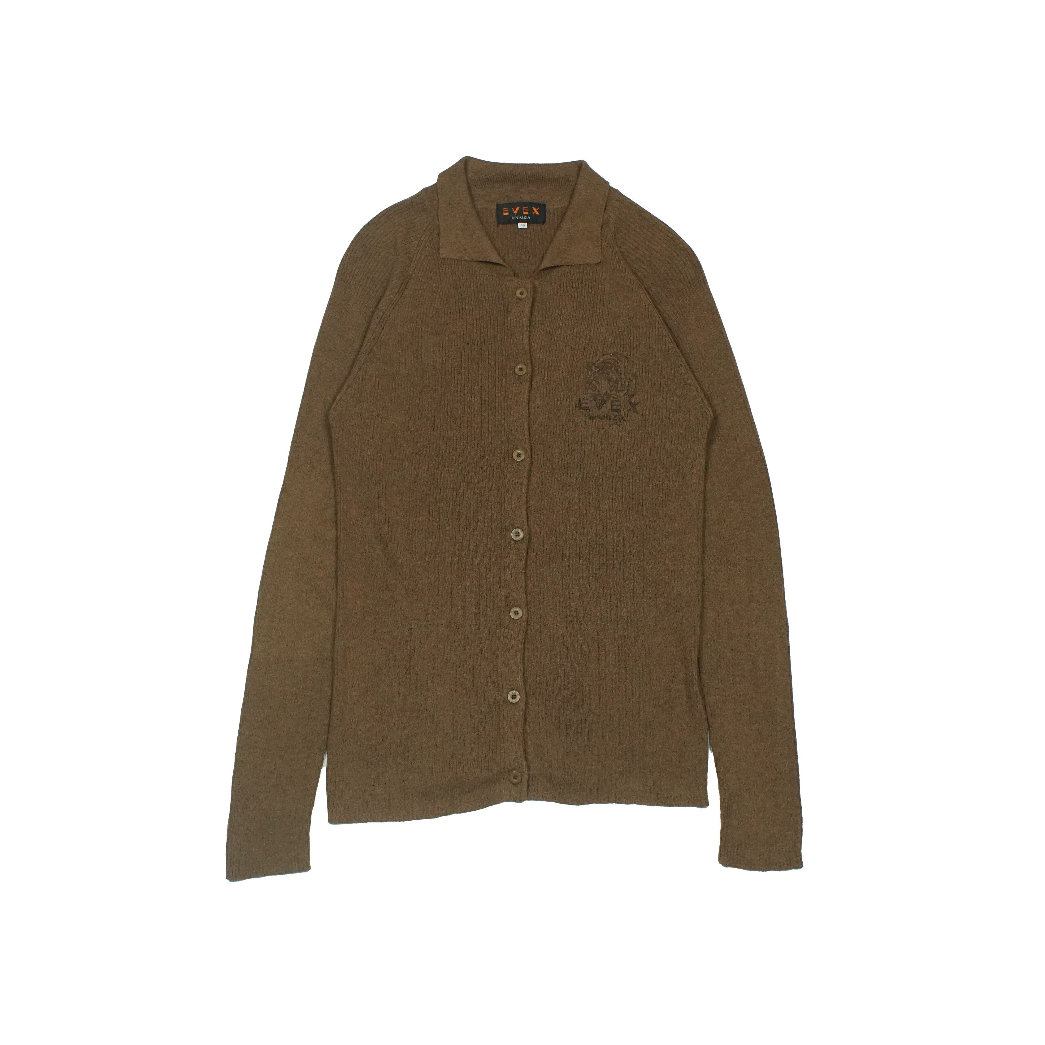 *NoTariff Krizia Evex Knitted Collar Sweatshirt