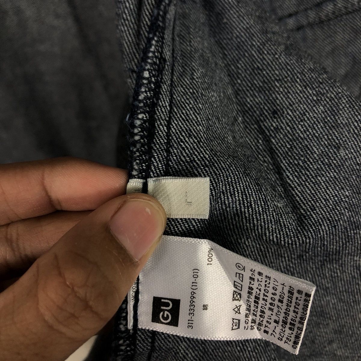 Japanese Brand 📌Vintage Denim Biker Chore Jacket Gu Indigo Issey Miyake Size US L / EU 52-54 / 3 - 18 Thumbnail