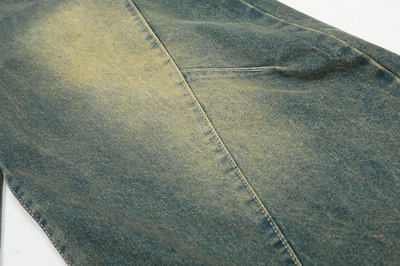 Vintage American retro loose distressed wide-leg straight jeans Size US 32 / EU 48 - 6 Thumbnail