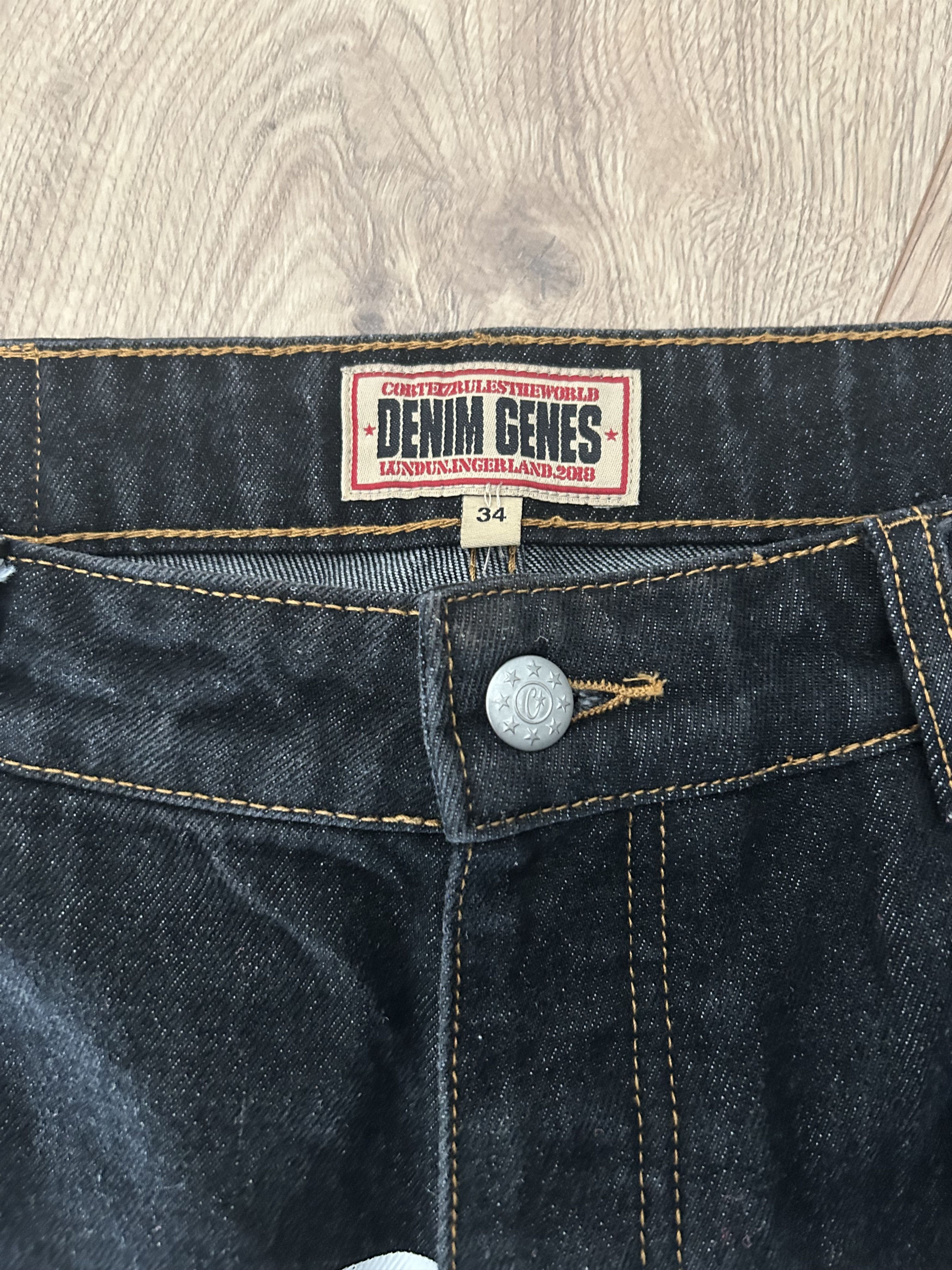 Corteiz Corteiz Black Alcatraz Denim Shorts Size US 34 / EU 50 - 2 Thumbnail