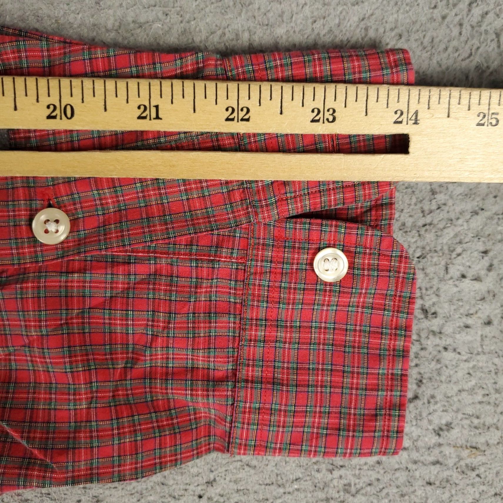 Ralph Lauren Ralph Lauren Shirt Mens XL Red Plaid Button-Up Long Sleeve Classic Preppy American Made in USA Mens XL Red Plaid Shirt Size US XL / EU 56 / 4 - 7 Thumbnail