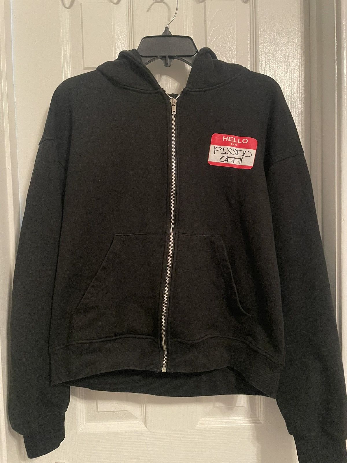 Designer × Japanese Brand OG Darkness “Hello I’m P*SSED OFF” Zip Up Size US M / EU 48-50 / 2 - 1 Thumbnail