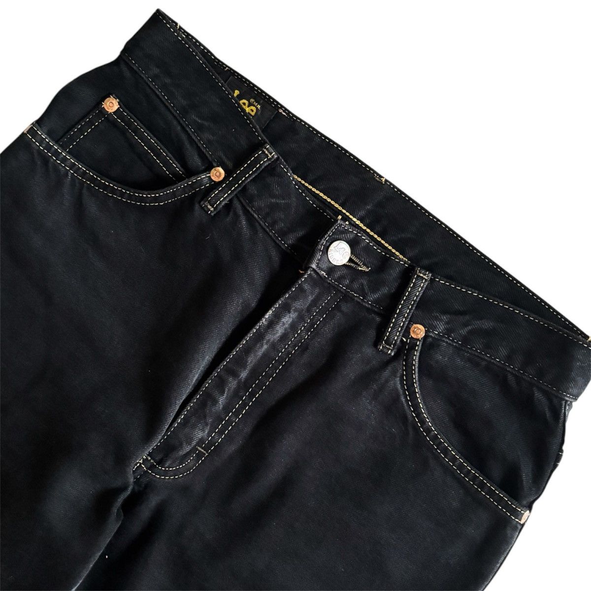 Lee 90s Vintage Super Flare Lee Size US 31 - 3 Thumbnail