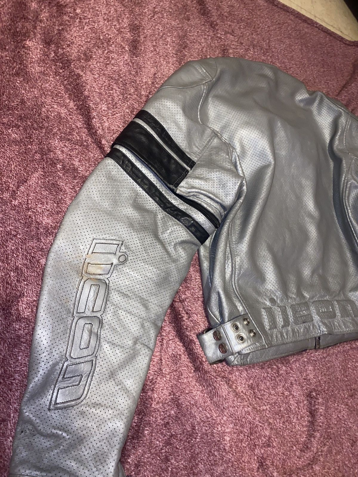 ICON Motorsports OG ICON Motosports Leather Jacket — Rare Silver Colorway Size US XL / EU 56 / 4 - 5 Thumbnail