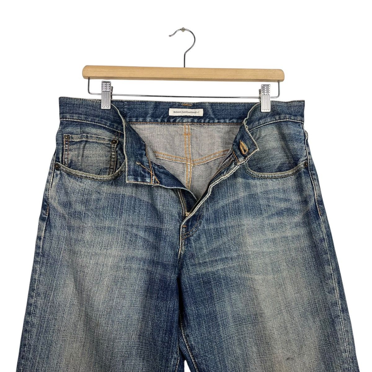 Japanese Brand Vintage Bobson Workwear Denim Jeans Size US 34 / EU 50 - 16 Thumbnail