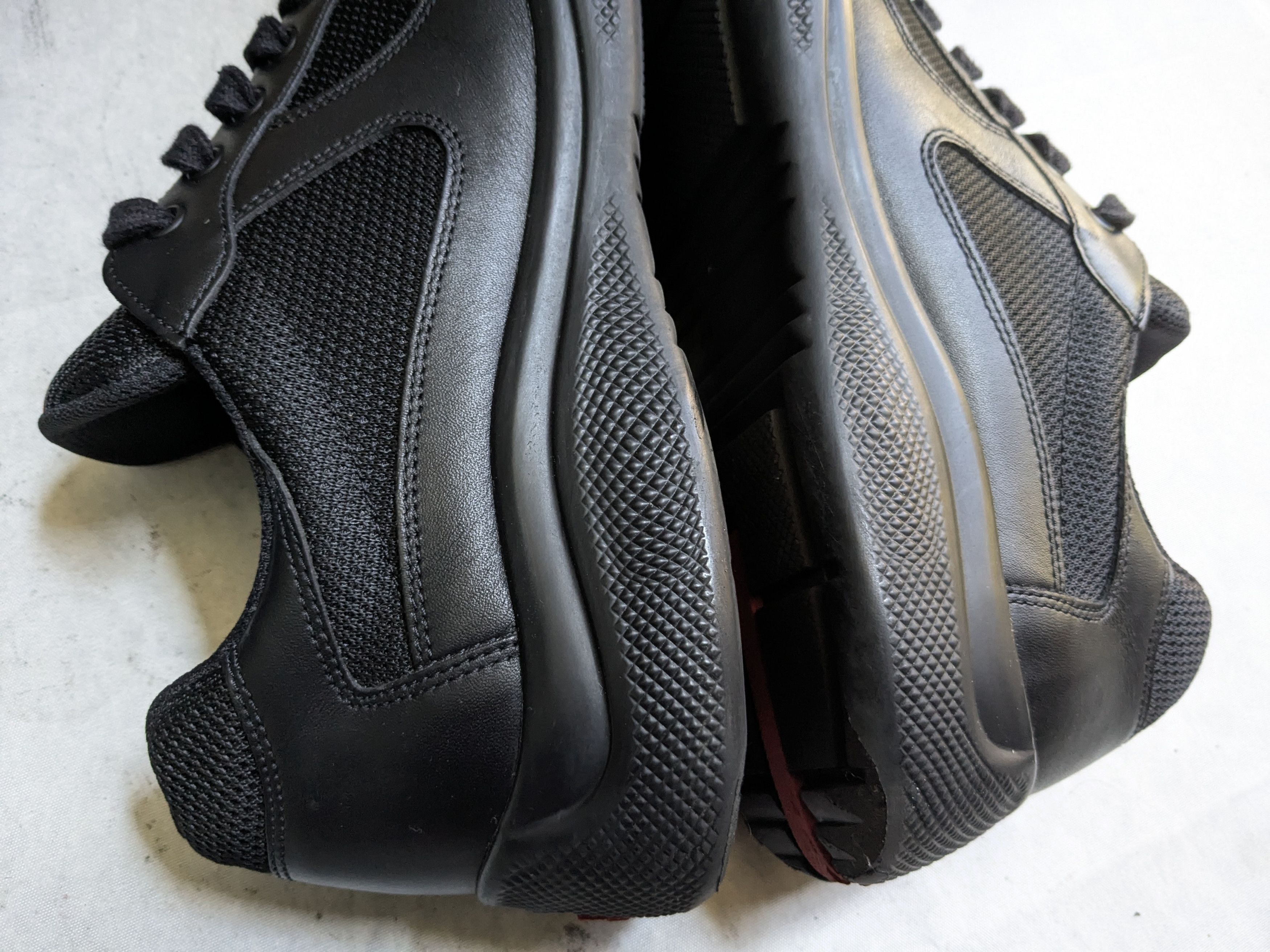 Prada Prada America's Cup Sneakers Black Red 11 Low Tops Size US 11 / EU 44 - 11 Thumbnail