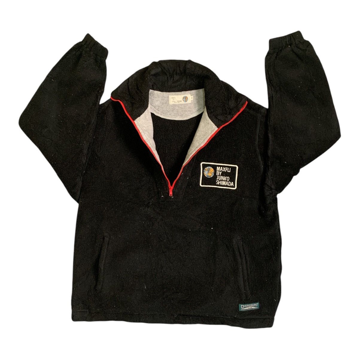 Dunlop × Japanese Brand × Junko Shimada Maxfli By Junko Shimada Half Zipper Fleece Sweater Size US M / EU 48-50 / 2 - 3 Thumbnail