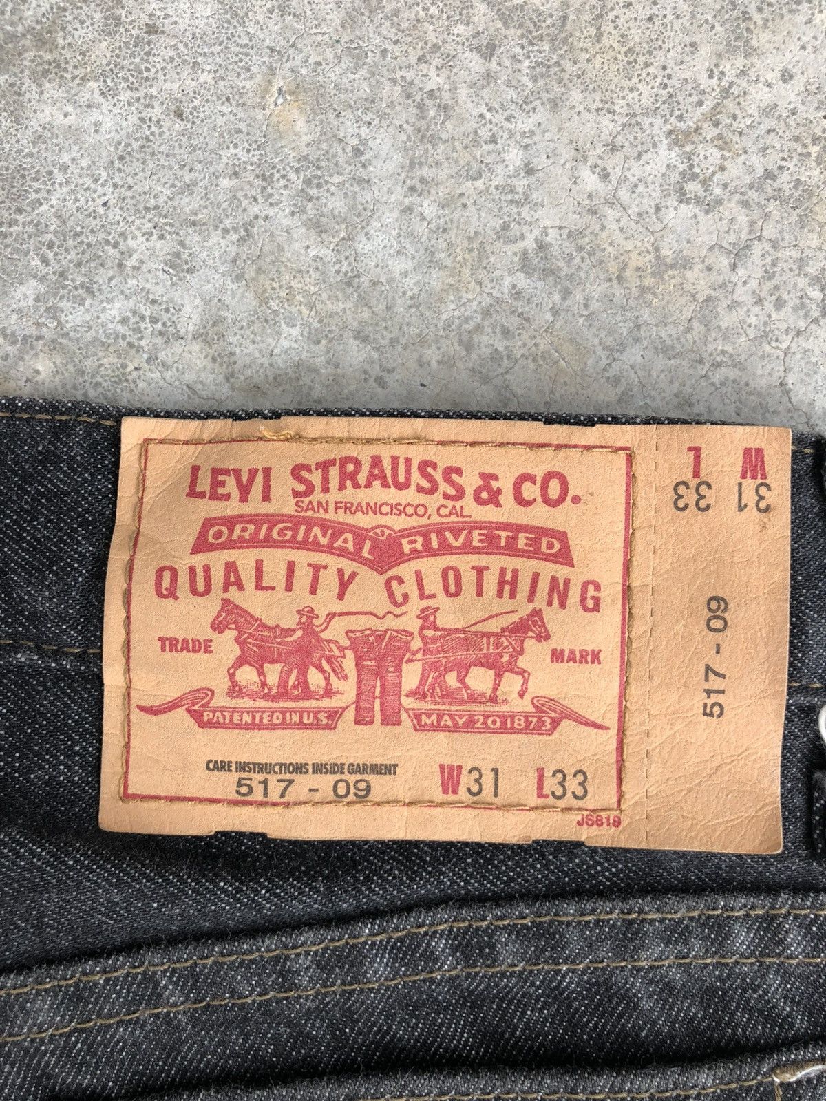 If Six Was Nine Y2k Levis 517 Flared Jeans Distressed Denim Size US 30 / EU 46 - 18 Thumbnail