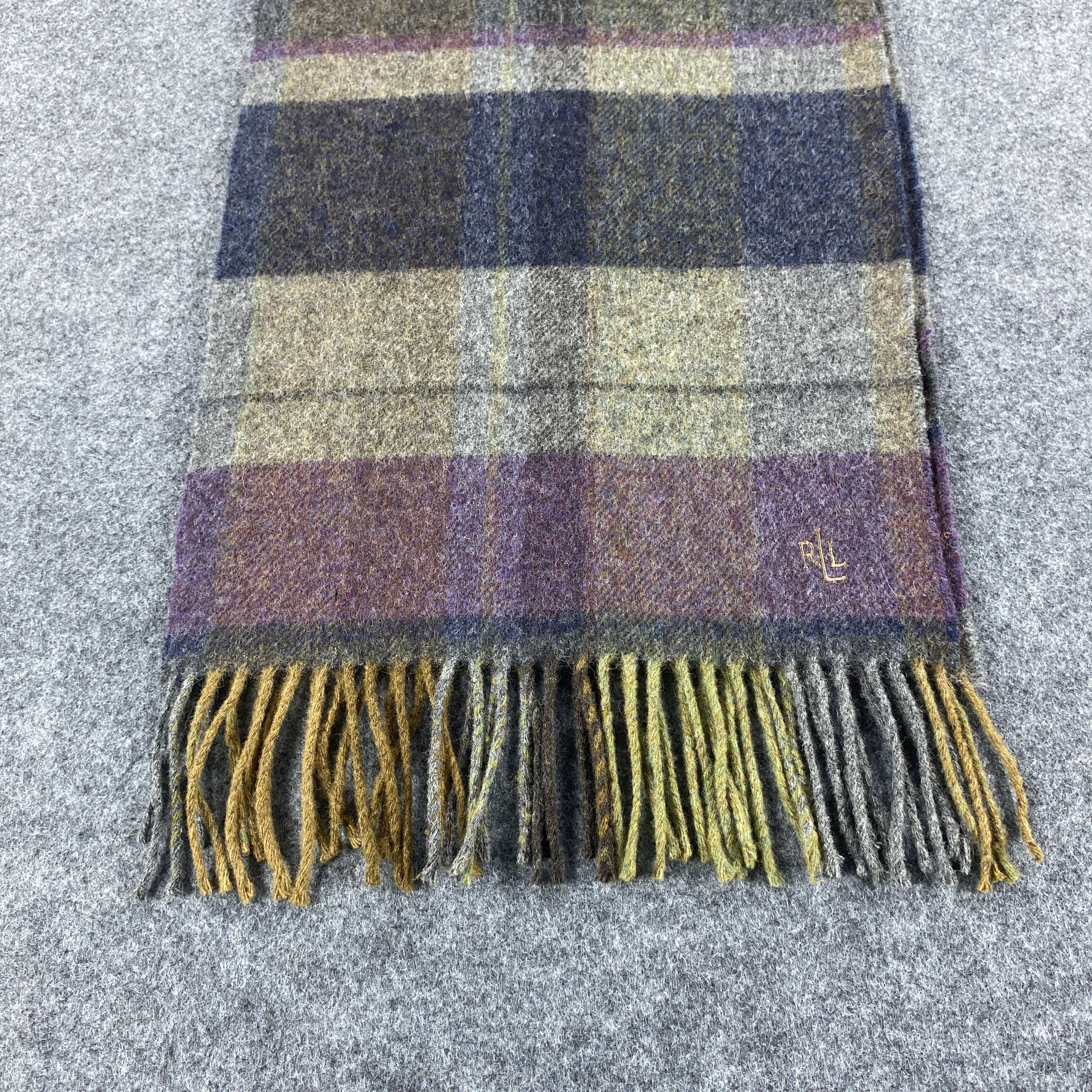 Lauren Ralph Lauren × Vintage GF10461 Lauren Ralph Lauren Scarf Neck Wear Muffler Size ONE SIZE - 4 Thumbnail