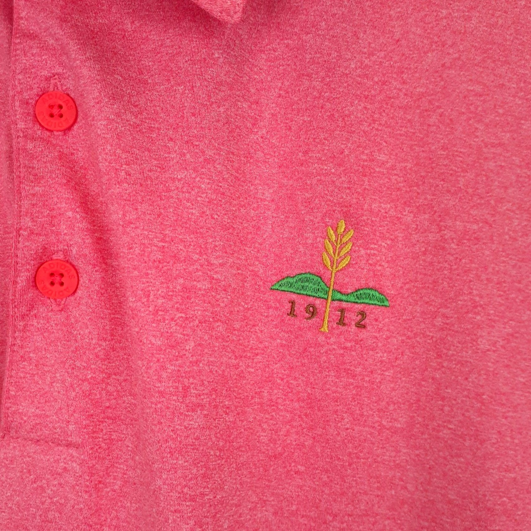 Adidas Adidas Golf Polo Shirt Mens Large L Short Sleeve Red Salmon 1912 Polo Size US L / EU 52-54 / 3 - 5 Thumbnail