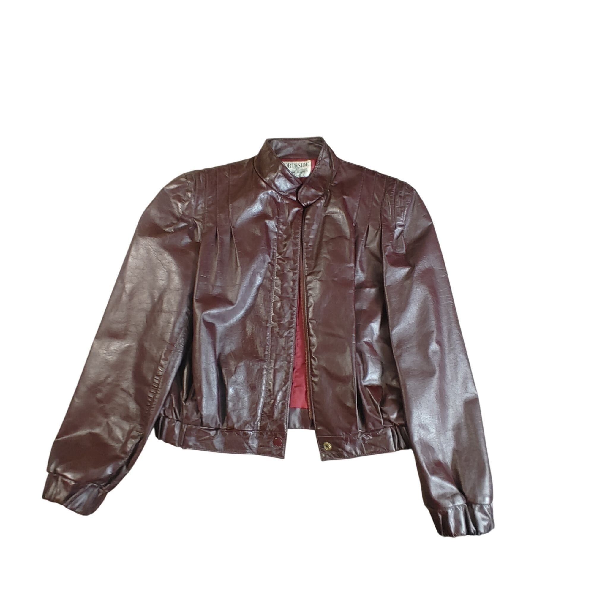 Other Bomber Jacket Northside Fashions Genuine Leather Vintage 19 Size M / US 6-8 / IT 42-44 - 17 Thumbnail