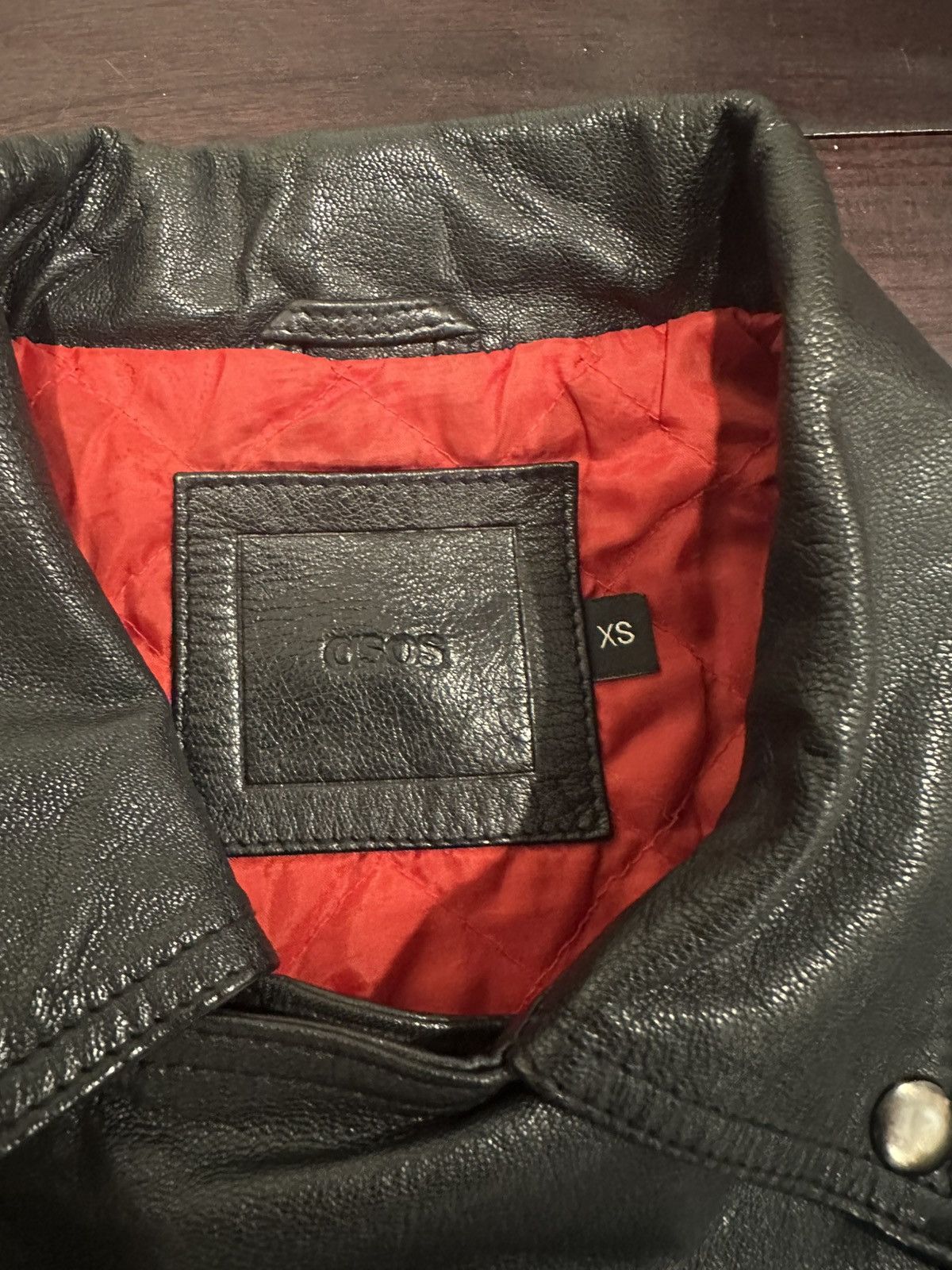 Asos Asos leather biker jacket Size US XS / EU 42 / 0 - 4 Thumbnail