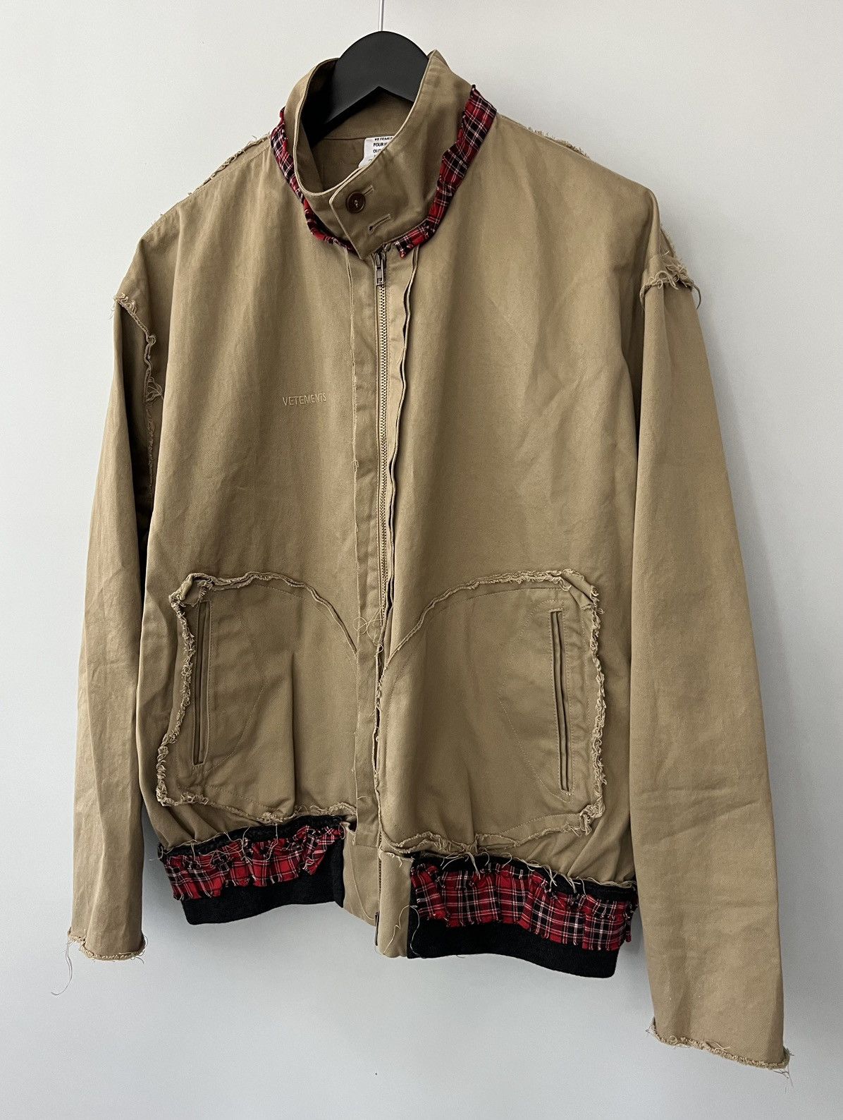 Vetements Vetements nside-out Cotton Harrington Style Jacket Size US M / EU 48-50 / 2 - 3 Thumbnail