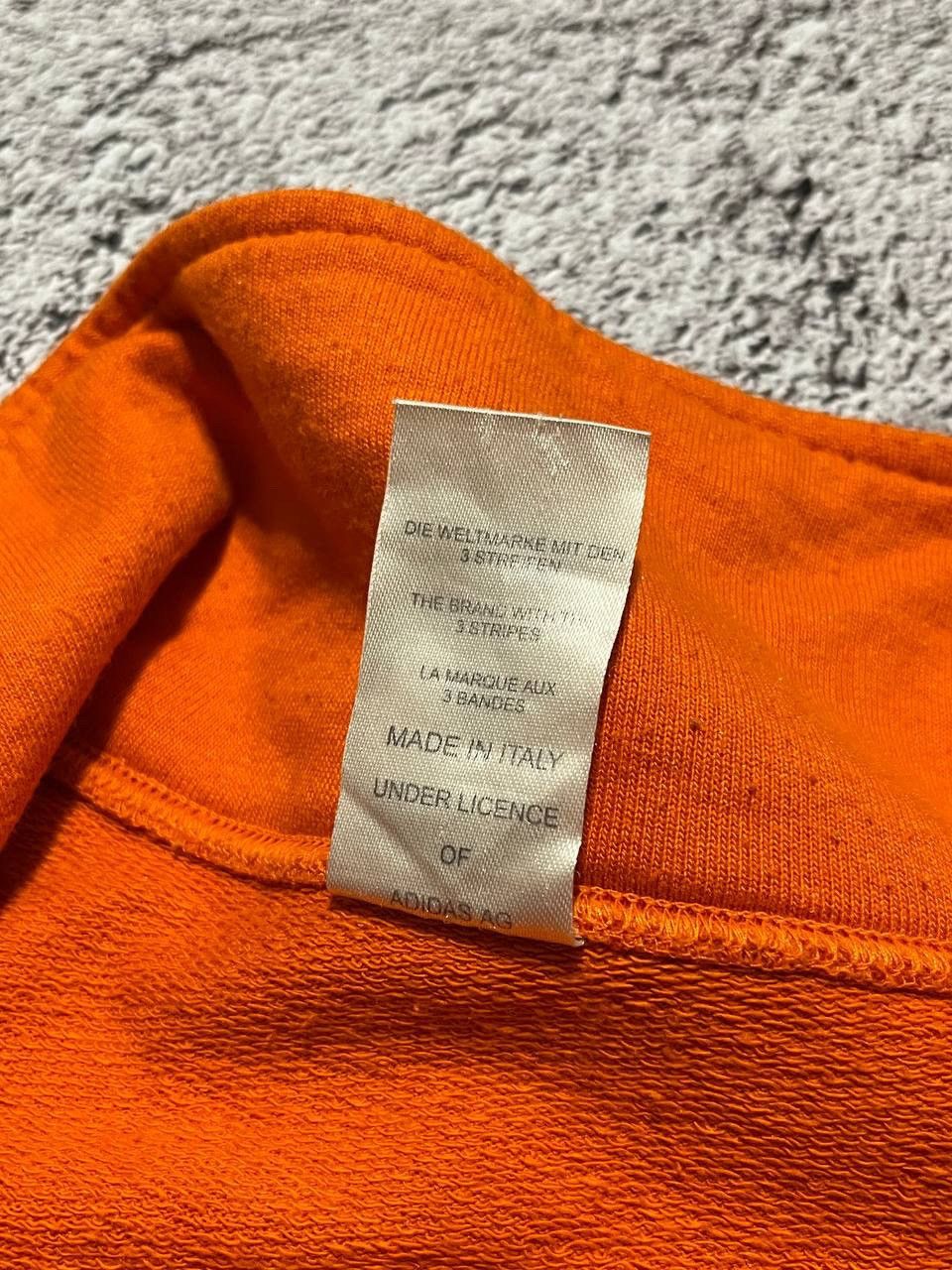 Adidas × Vintage Adidas Men's 3 Stripe Half Zip Crew Sweater in Orange/Black Size US M / EU 48-50 / 2 - 8 Thumbnail