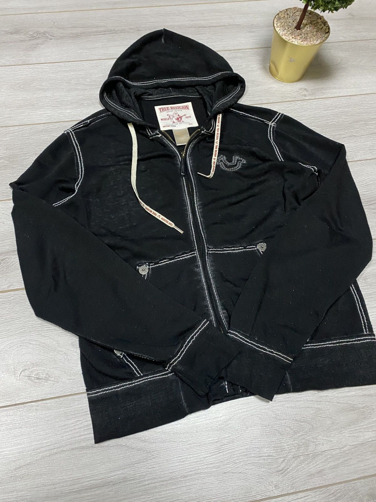 True Religion True Religion big logo Buddha vintage stitched hoodie horse Size US M / EU 48-50 / 2 - 9 Thumbnail