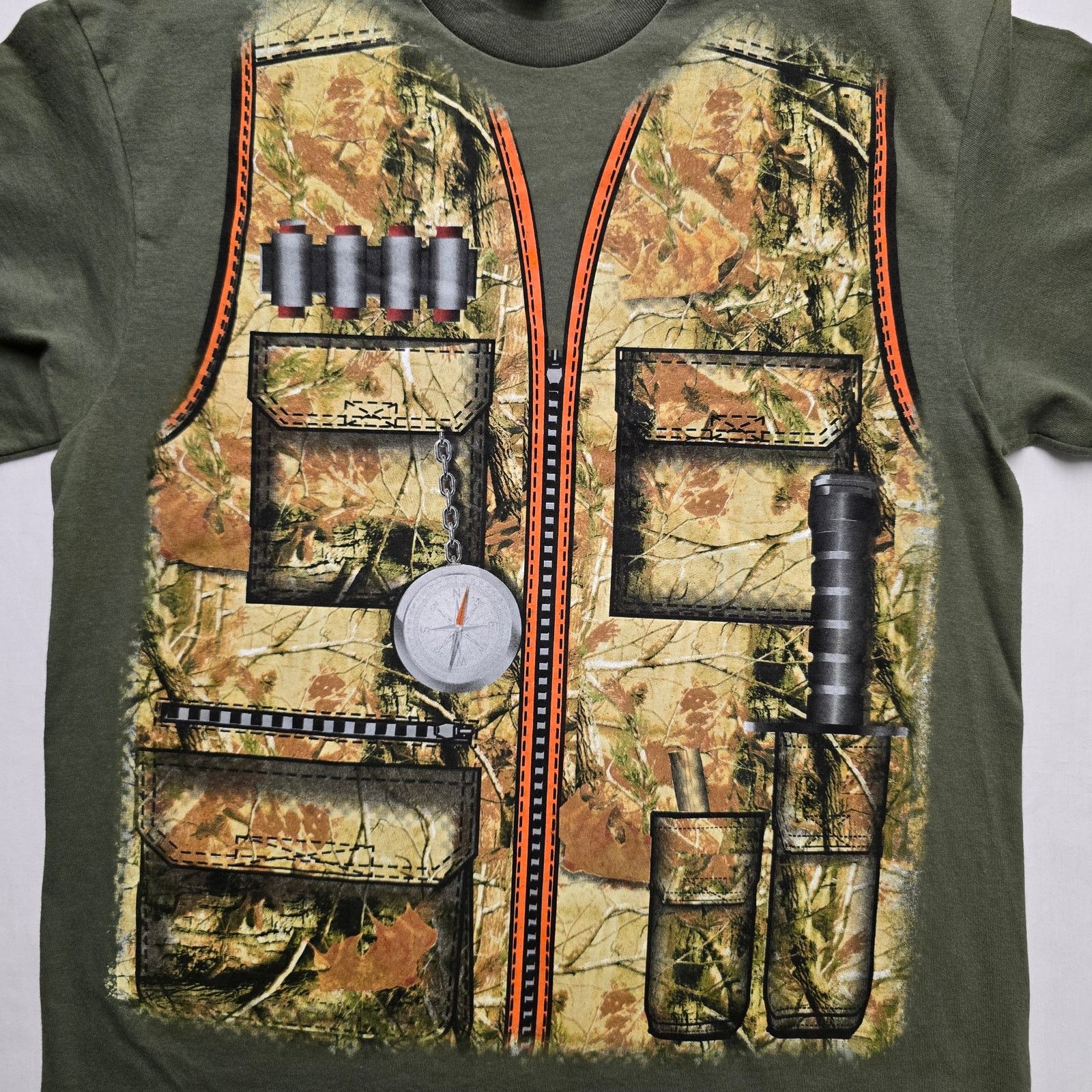 Vintage Vintage Duck Hunting Vest Shirt L Camo Vest Graphic Tee Size US L / EU 52-54 / 3 - 2 Thumbnail