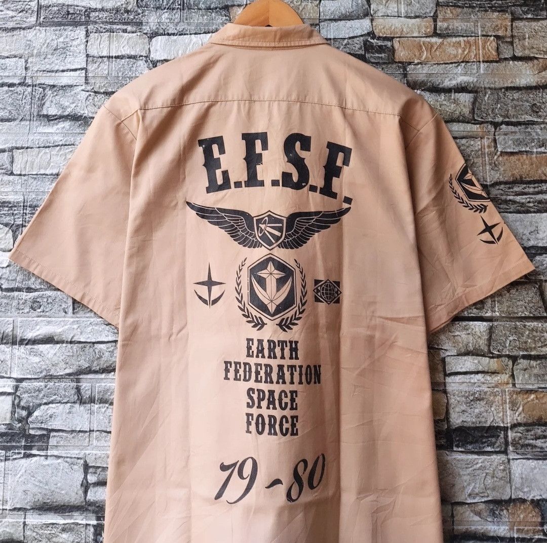 Anime Cospa Gundam Wappen Base Work Shirt Size US L / EU 52-54 / 3 - 7 Thumbnail