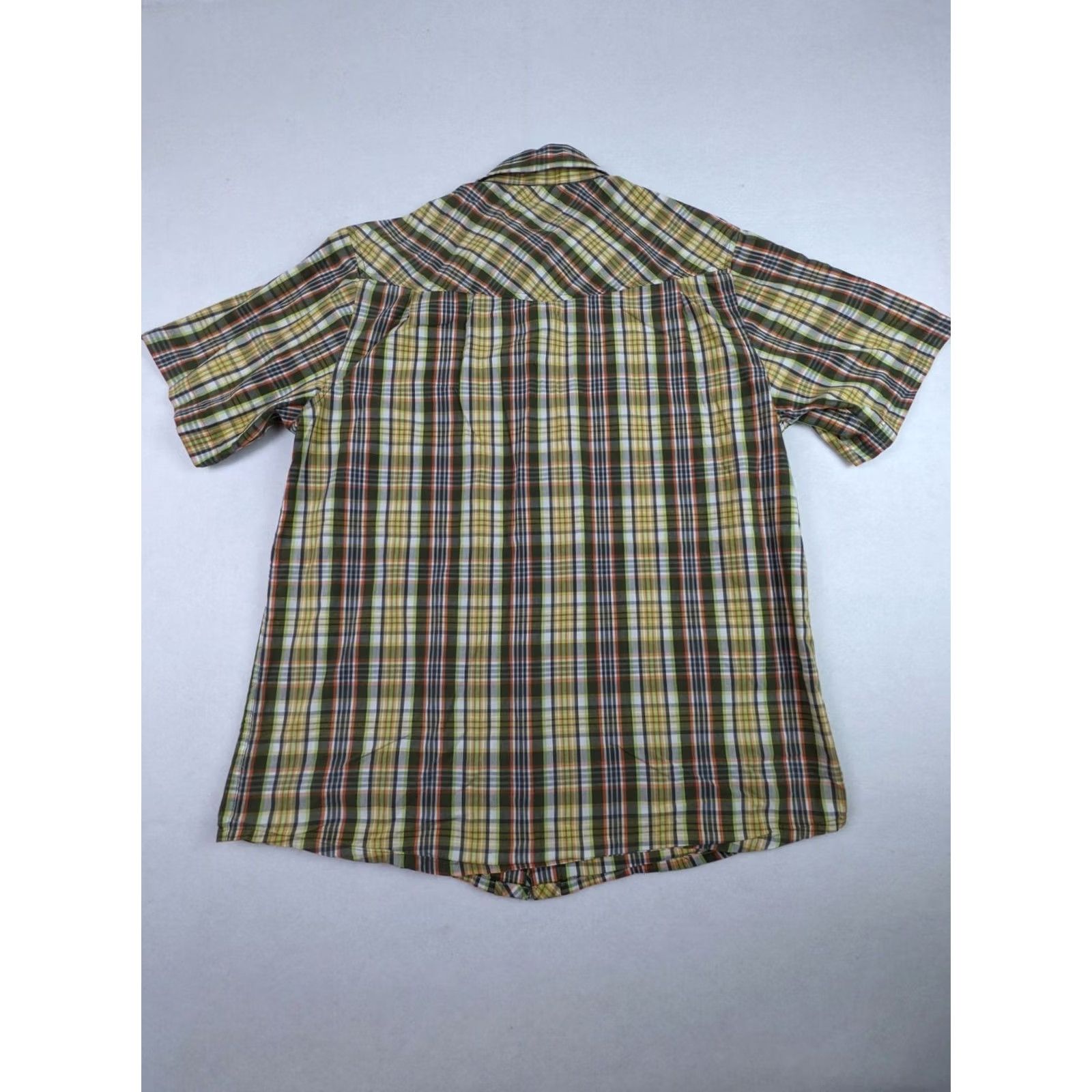Prana prAna Men’s Plaid Button-Up Shirt 100% Organic Cotton Colorful Blue Green Size M Short Sleeve Casual Travel Size US M / EU 48-50 / 2 - 3 Thumbnail
