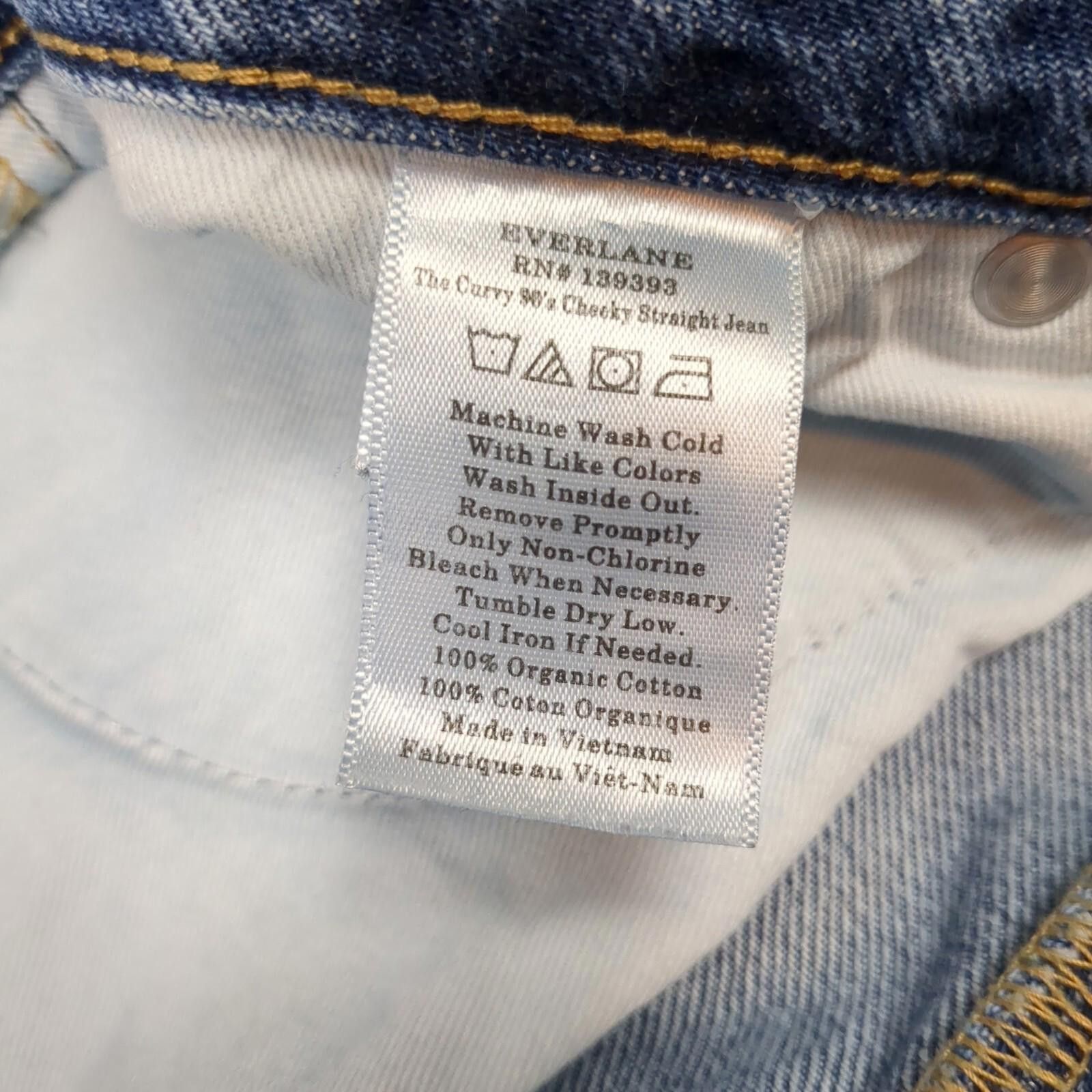 Everlane Everlane The Curvy 90's Cheeky Straight Crop Jeans Sz 28 Size 28" / US 6 / IT 42 - 7 Thumbnail