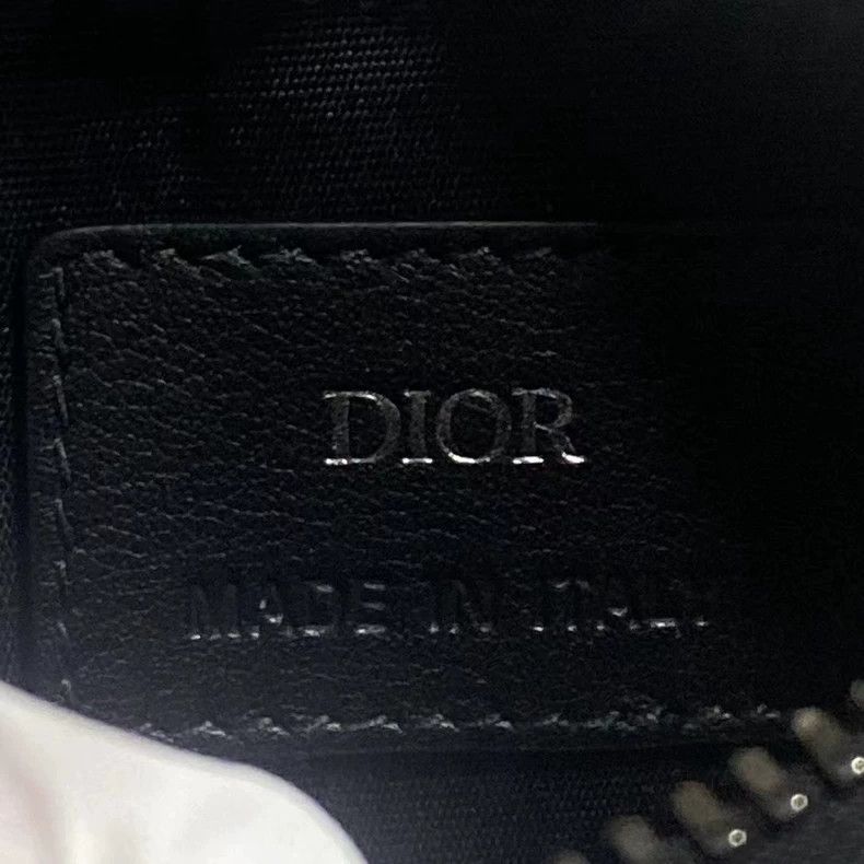 Dior The latest blue full-print pattern logo coin purse shoulde Size ONE SIZE - 7 Thumbnail