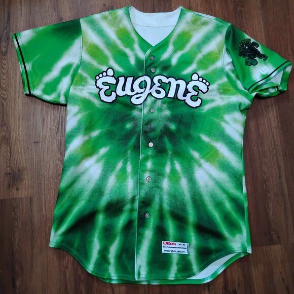 Wilson Wilson Eugene Emeralds Tie Dye Baseball Jersey Size US XL / EU 56 / 4 - 2 Thumbnail