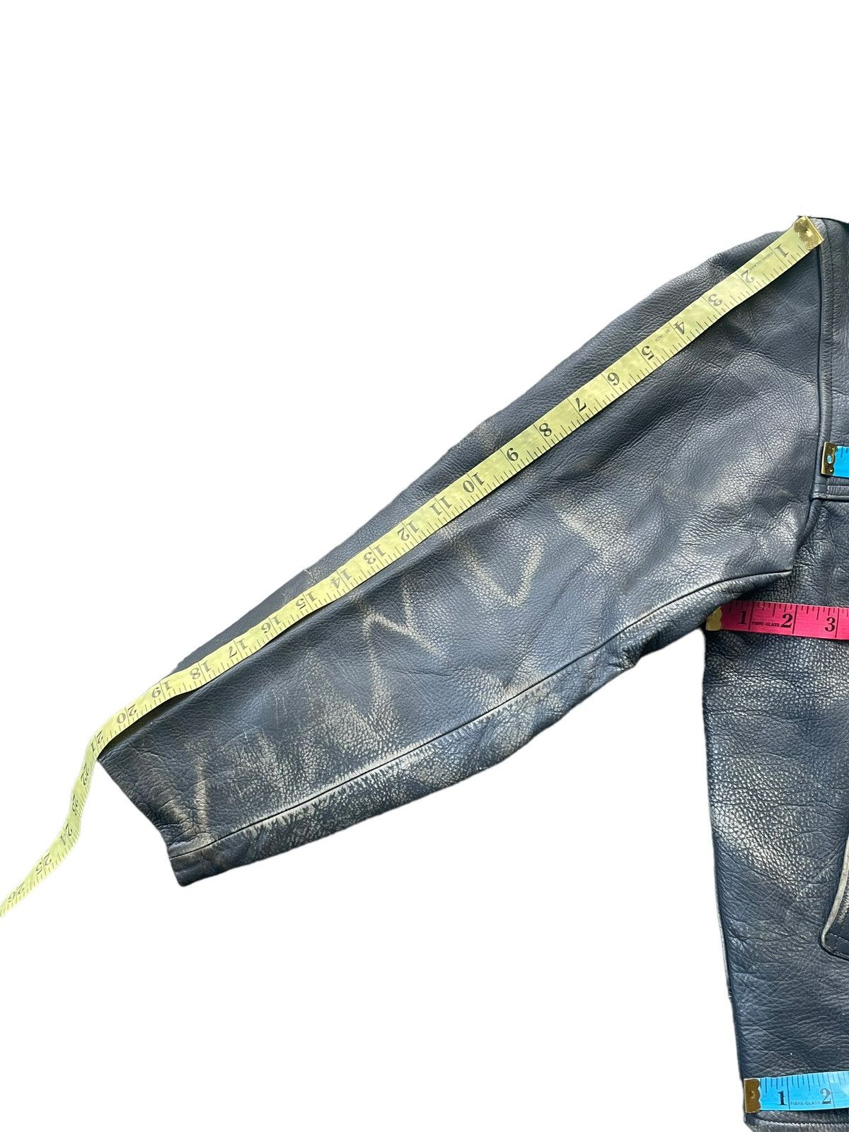 Vintage Vintage Saran Boa Leather Jacket Size US M / EU 48-50 / 2 - 11 Thumbnail