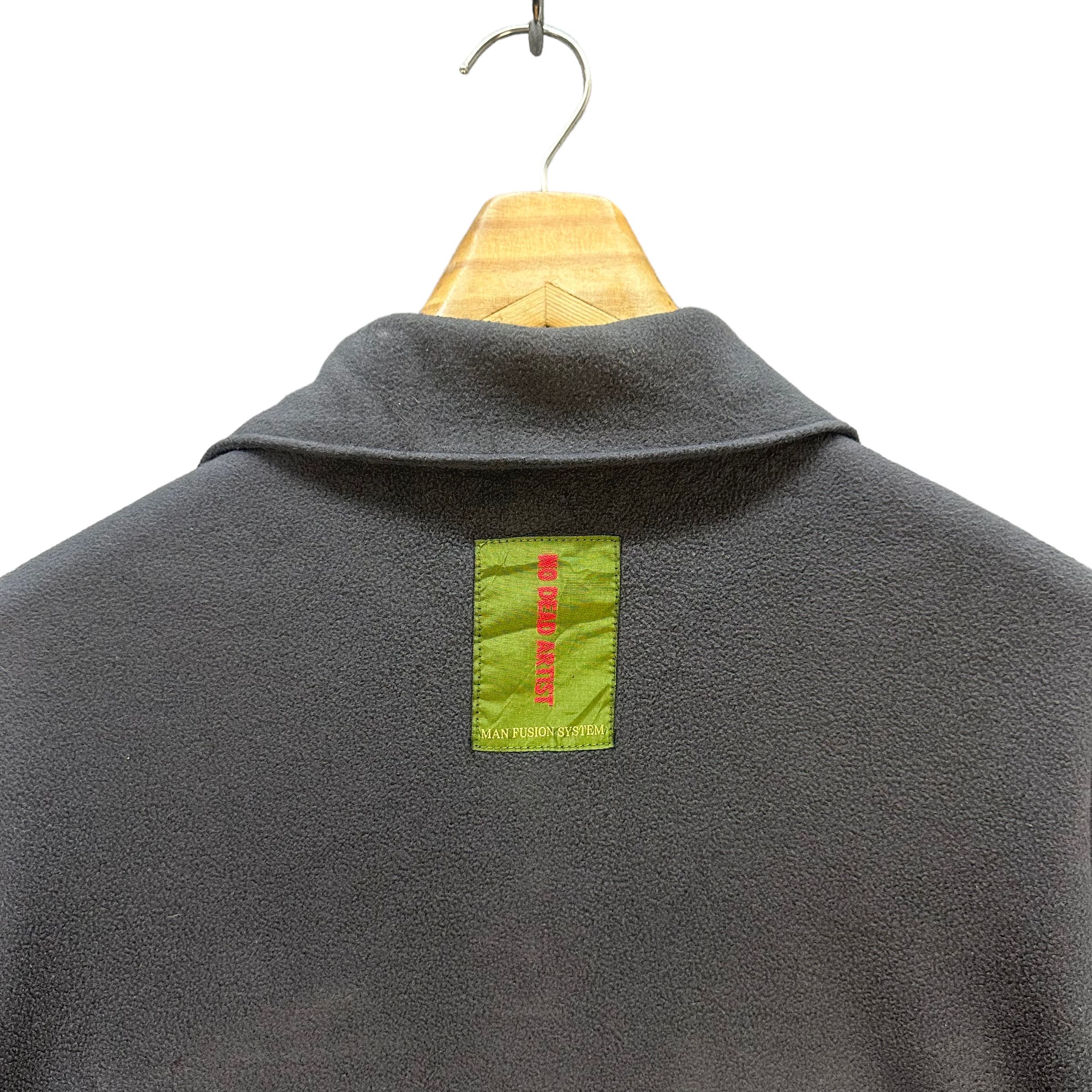Japanese Brand NO DEAD ARTIST SNAP BUTTON FLEECE JACKET #8525-013 Size US S / EU 44-46 / 1 - 10 Thumbnail