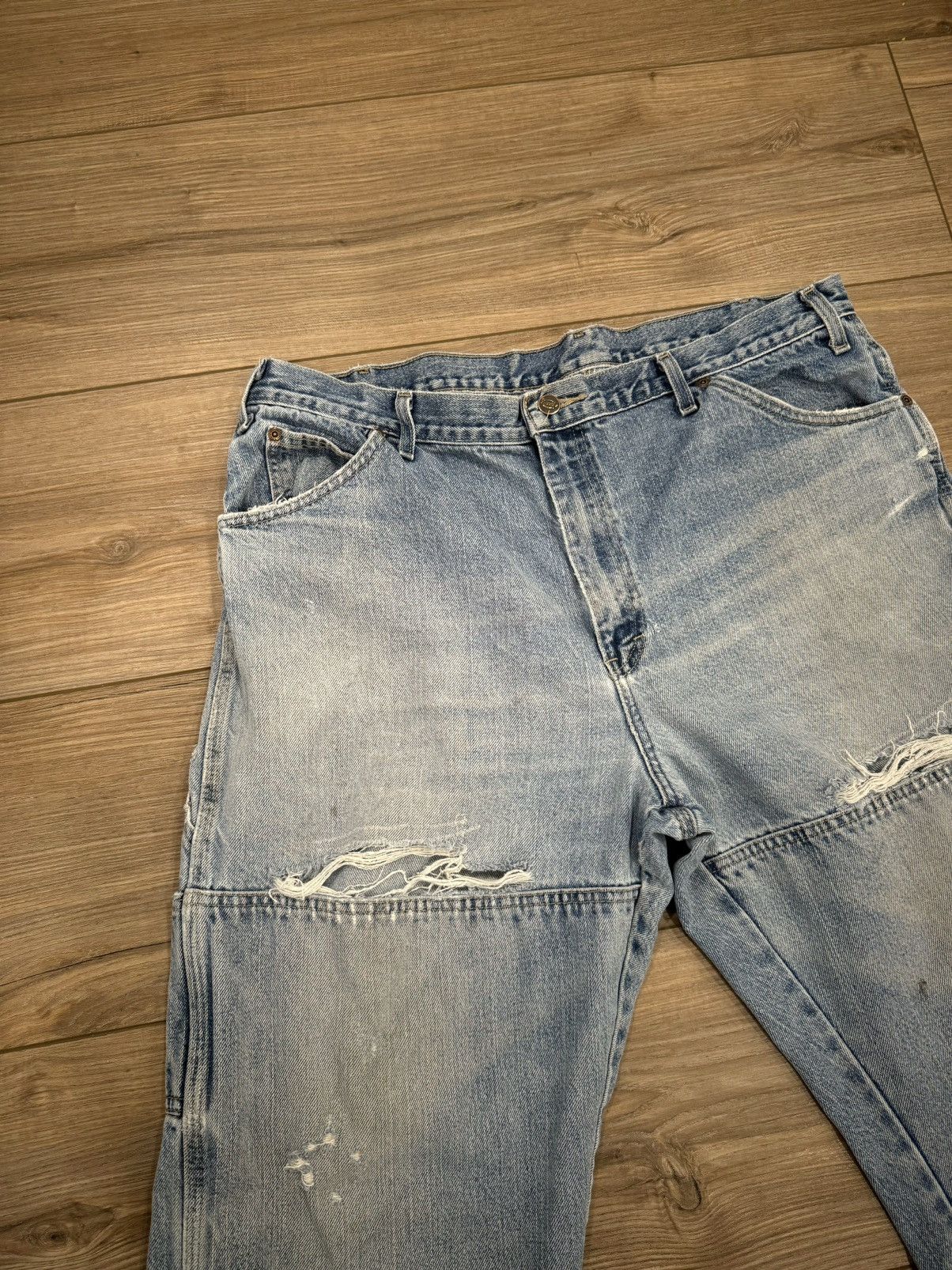 Dickies × Vintage Vintage dickie distressed double knees Size US 38 / EU 54 - 3 Thumbnail