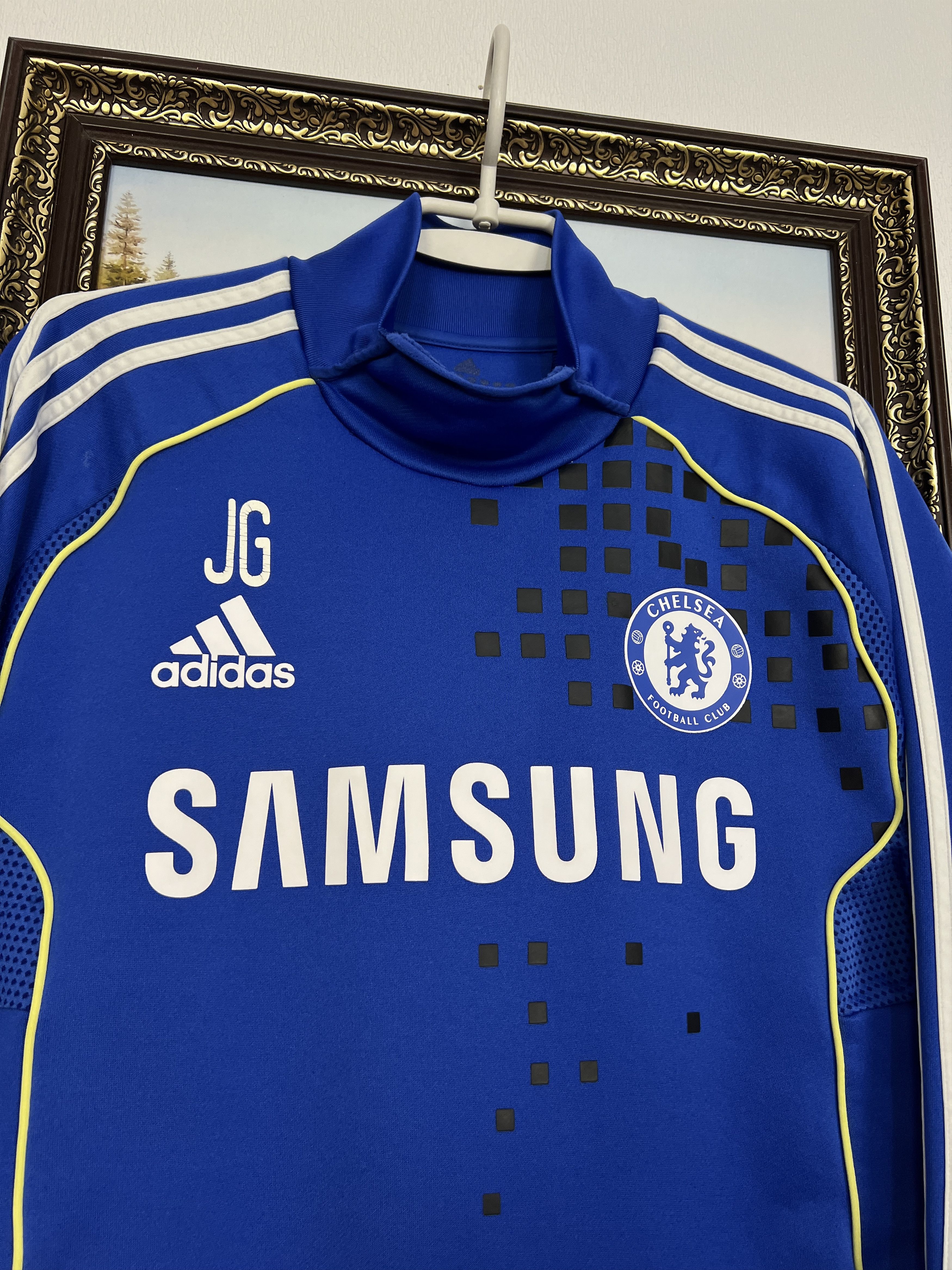 Adidas Chelsea Player Issue Football Train Sweatshirt Track Top Size US M / EU 48-50 / 2 - 3 Thumbnail