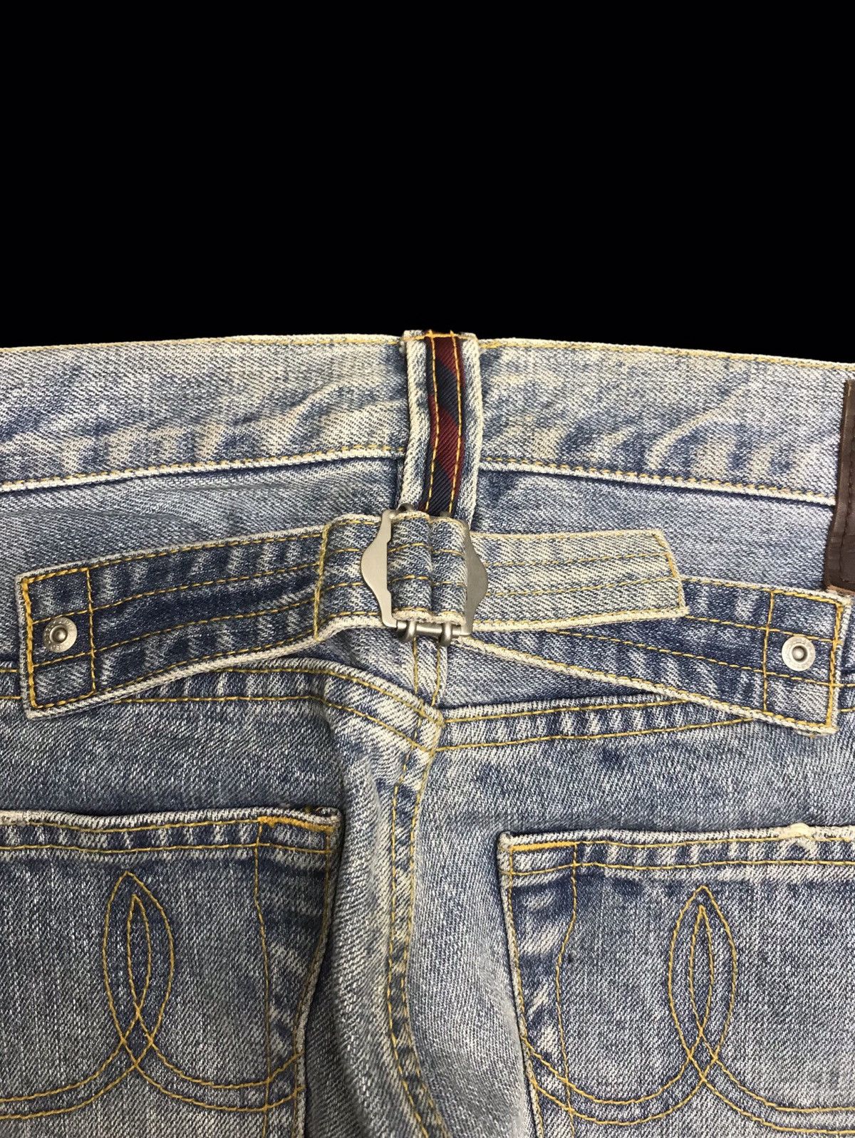 Designer 💥ULTRA RARE💥JPRESS HEAVY PATCHWORK DISTRESSED DENIM F138 Size US 32 / EU 48 - 13 Thumbnail