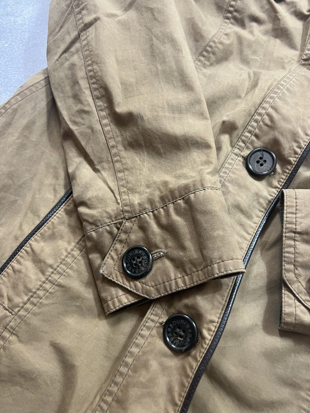 Barbour 💛VTG Rick Owens Style Barbour Vintage waterproof jacket Size US S / EU 44-46 / 1 - 16 Thumbnail