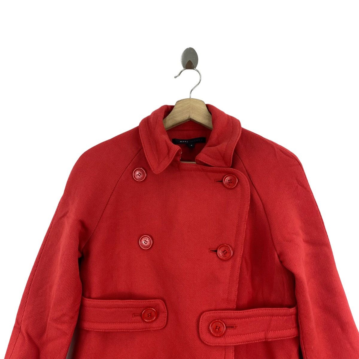 Marc Jacobs × Vintage Vintage MARC JACOBS London Double Breasted Red Trench Coat Size S / US 4 / IT 40 - 2 Thumbnail
