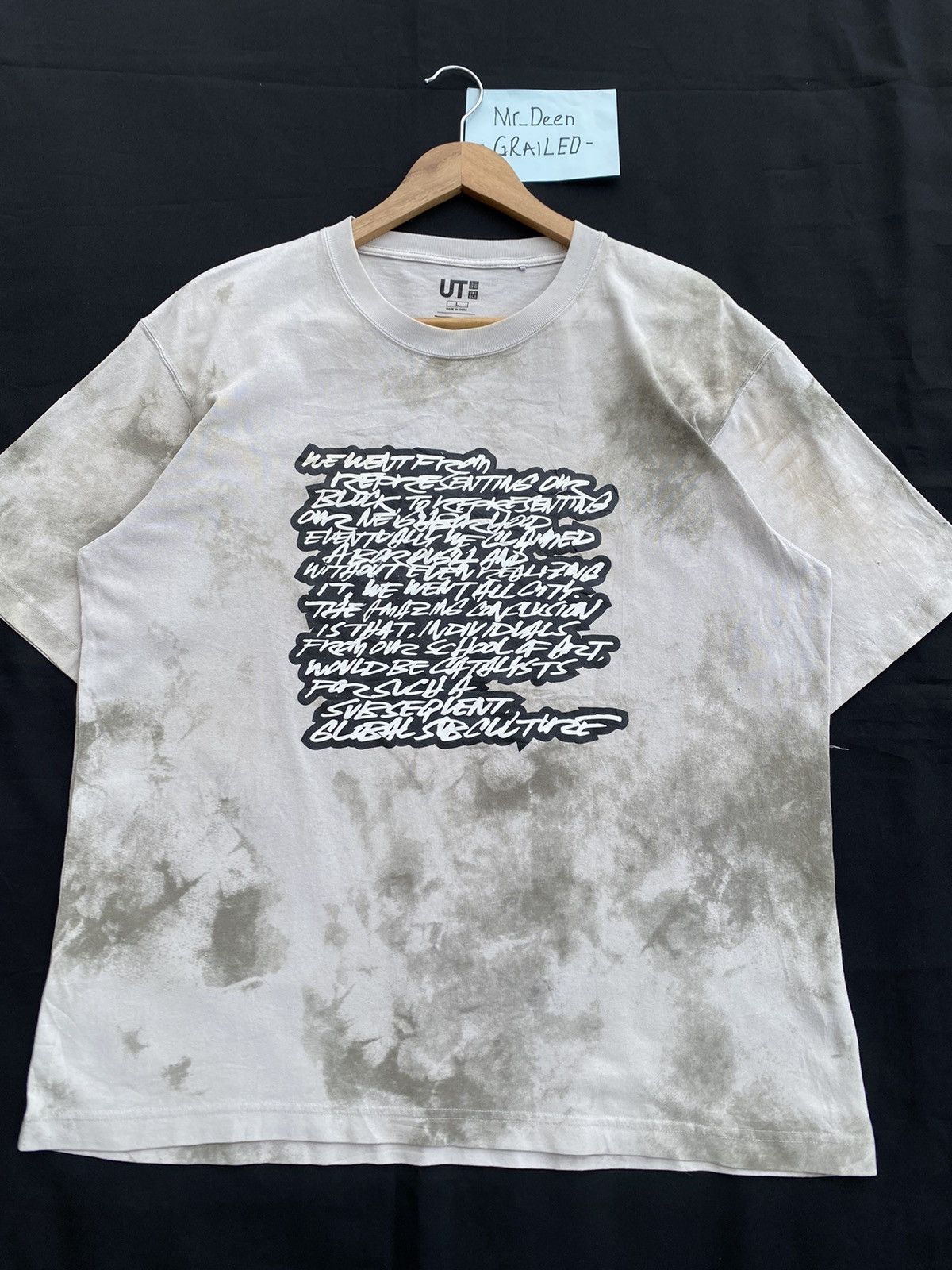 Futura Rare Uniqlo Futura Words Tshirt Size US L / EU 52-54 / 3 - 4 Thumbnail