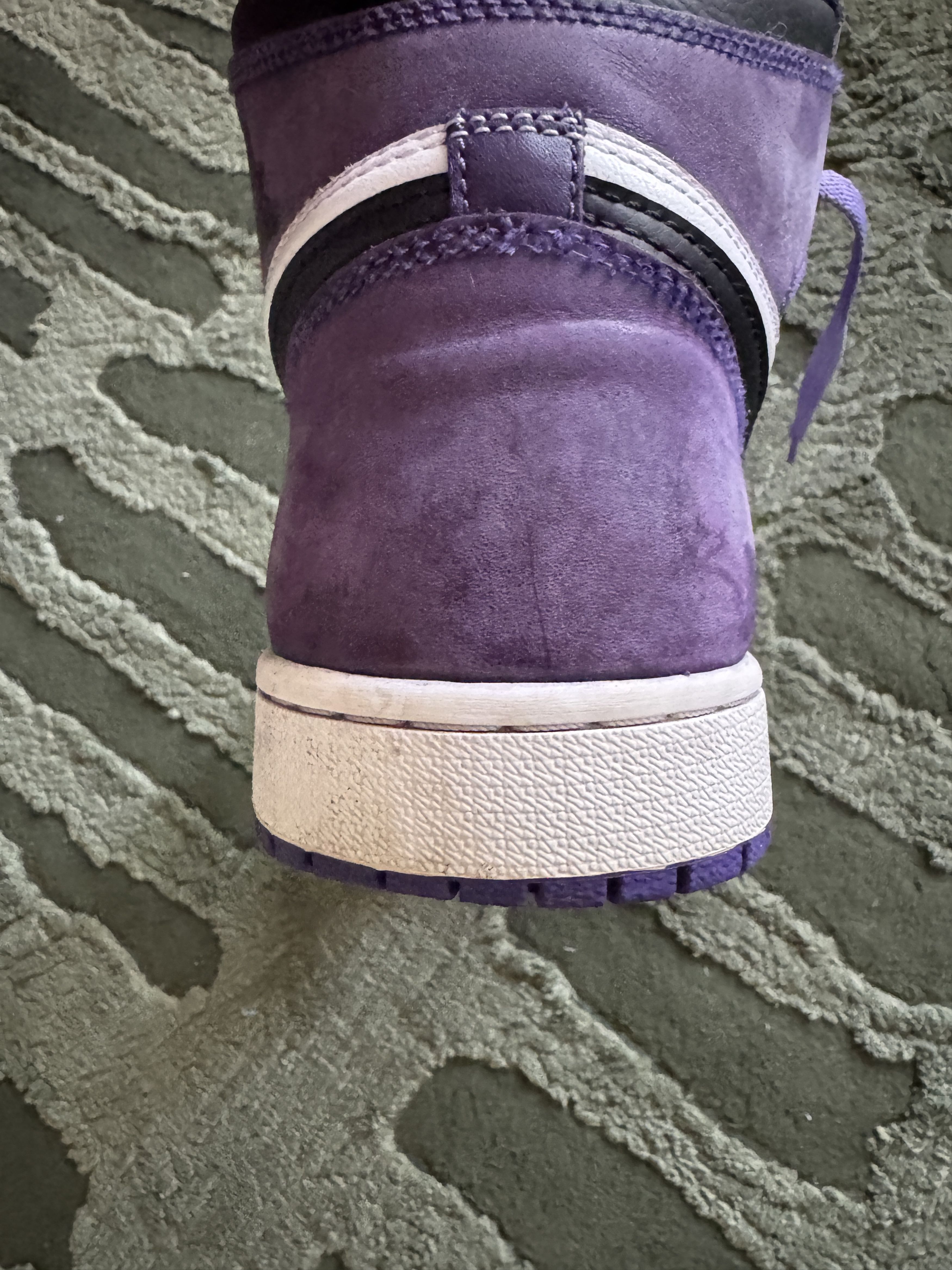 Jordan Brand Air Jordan 1 Retro High OG 'Court Purple 2.0' - Faded Custom Size US 11 / EU 44 - 5 Thumbnail